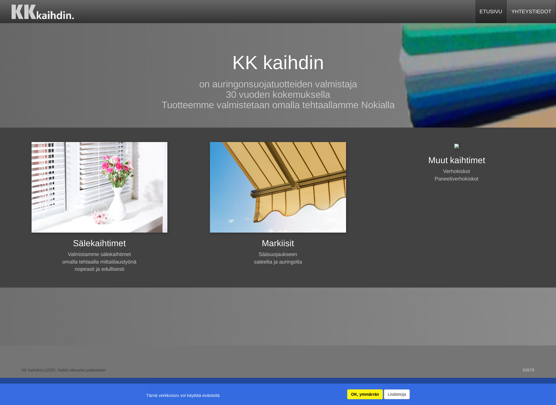 Screenshot for kk-kaihdin.fi