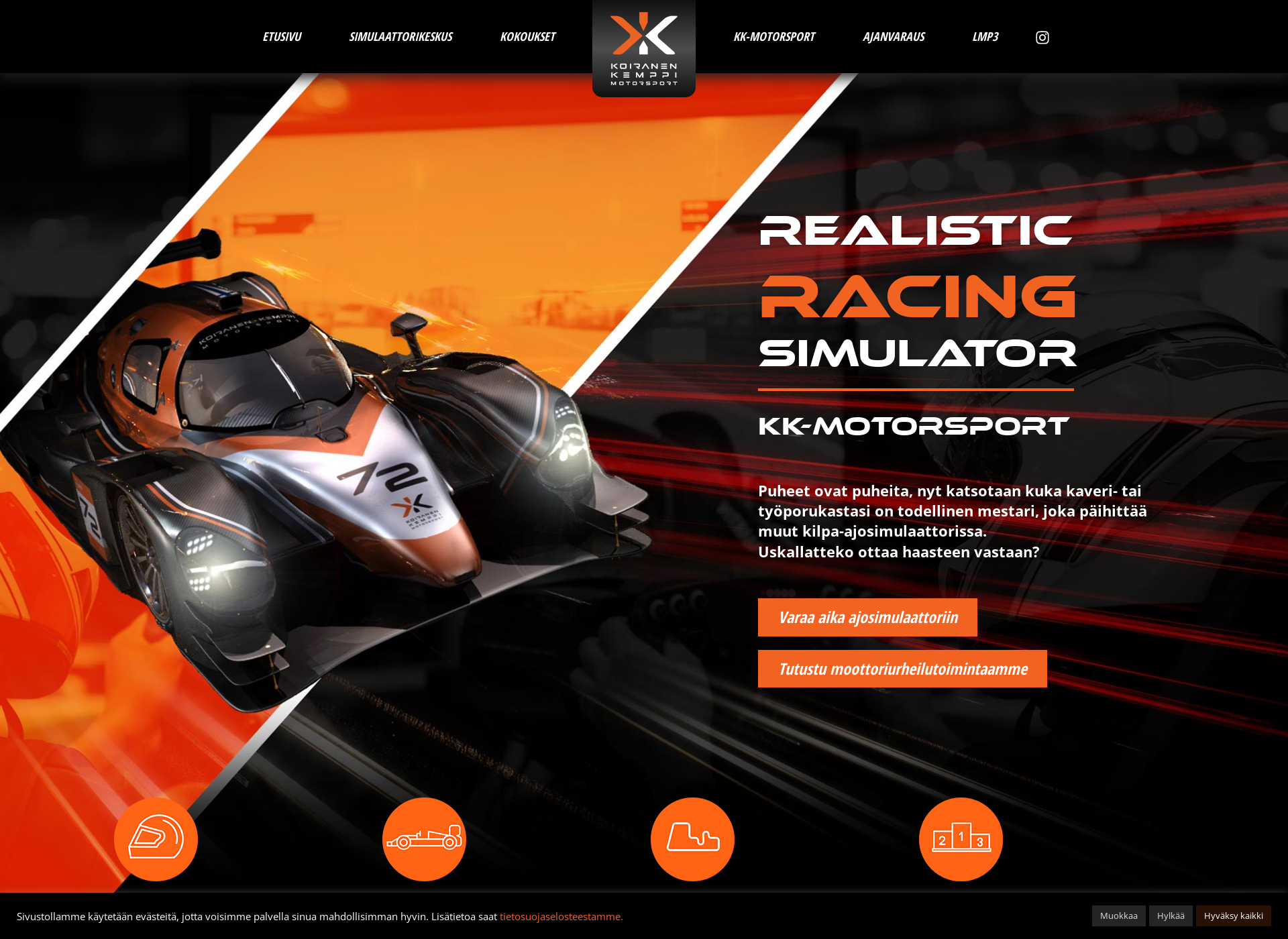 Screenshot for kk-motorsport.fi