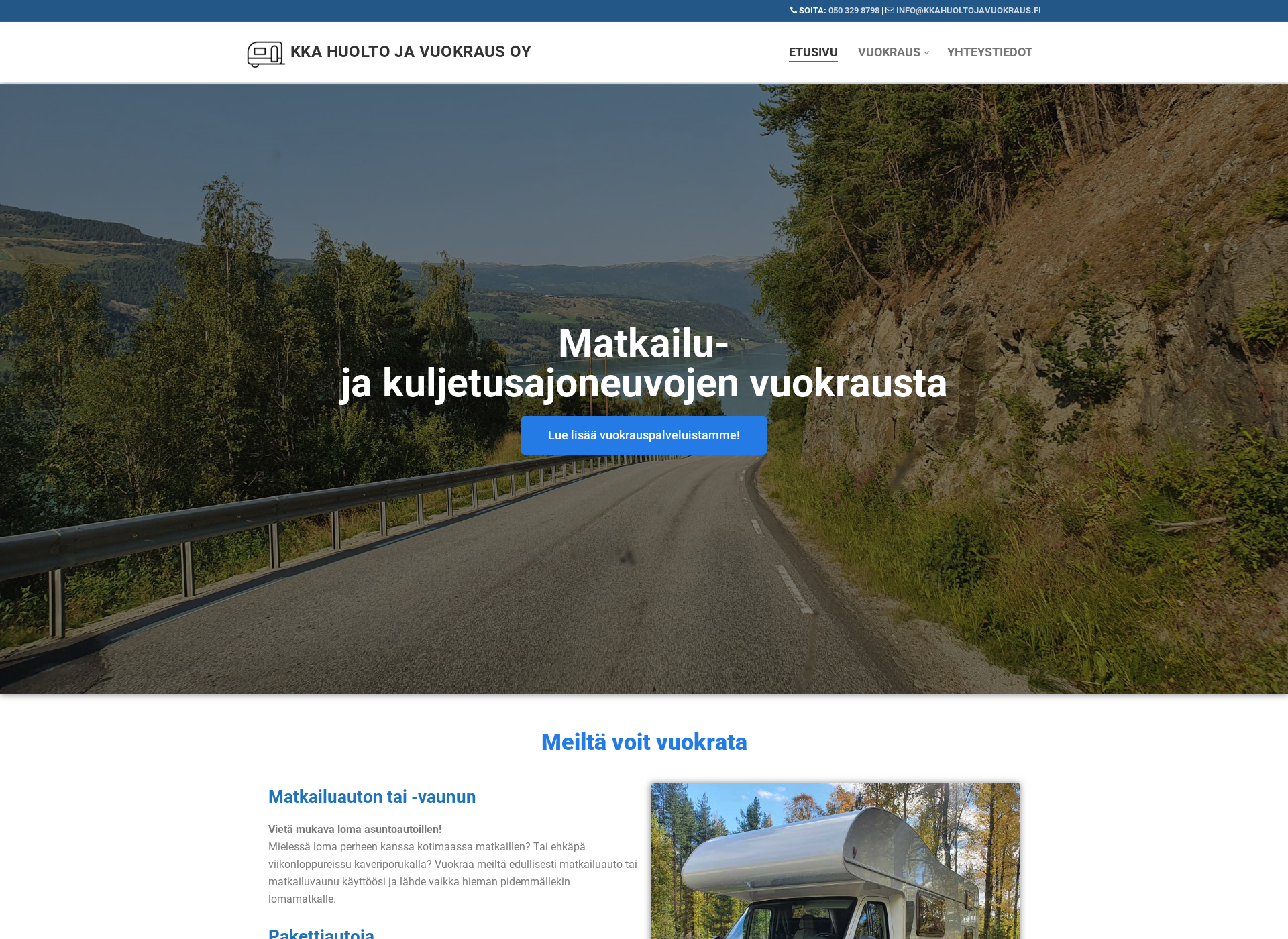 Screenshot for kkahuoltojavuokraus.fi