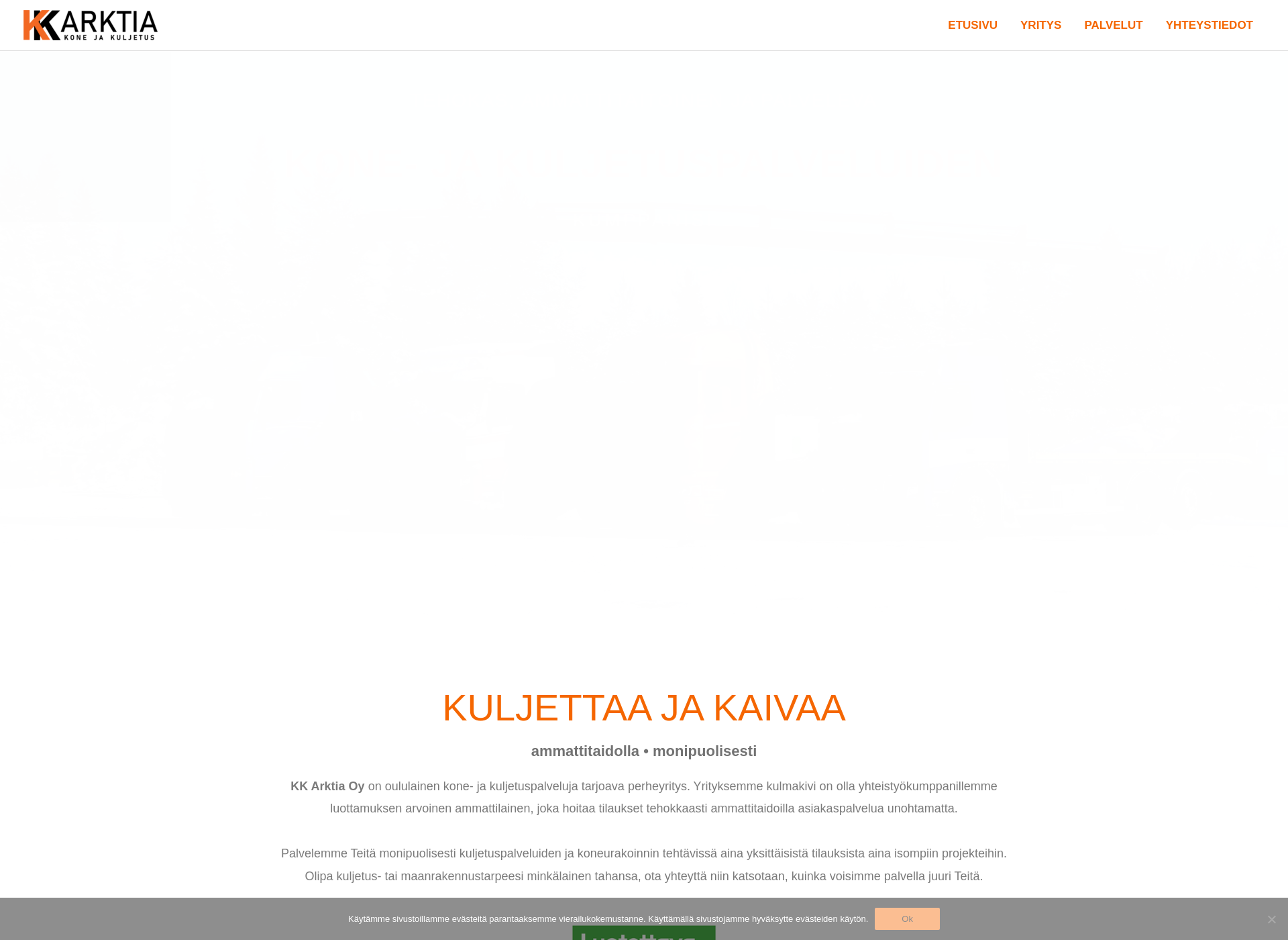 Screenshot for kkarktia.fi