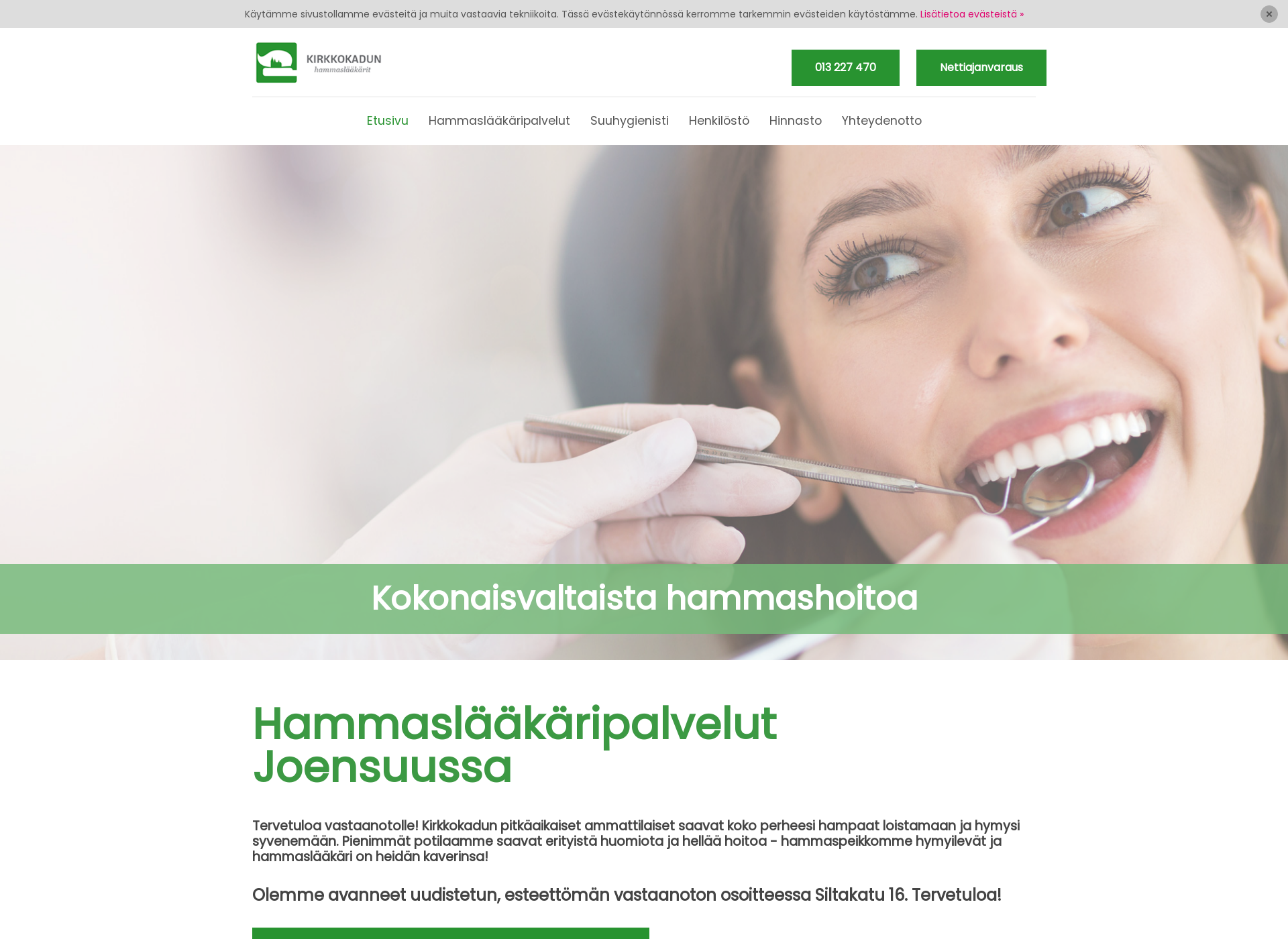 Näyttökuva kkhammas.fi