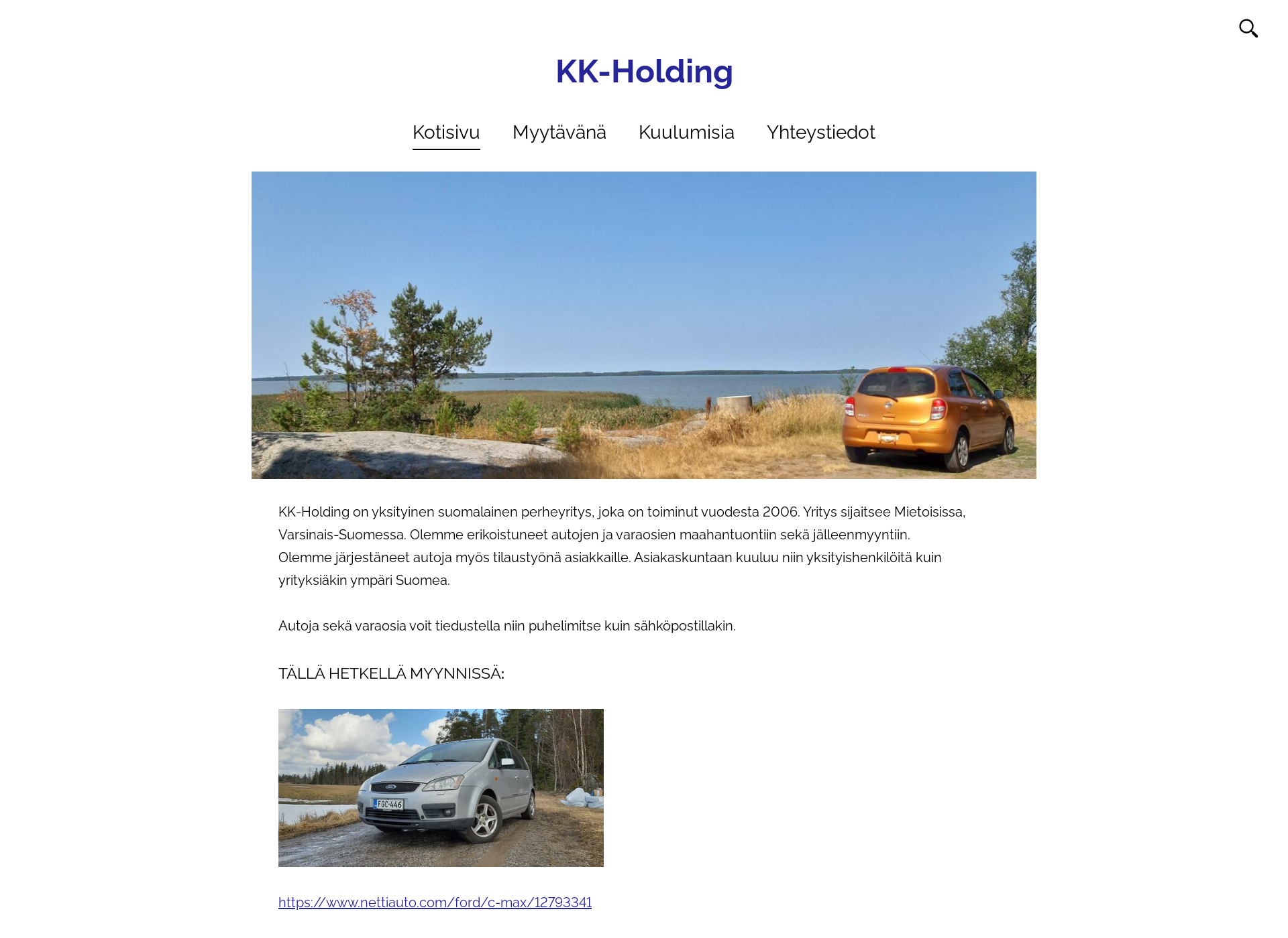 Screenshot for kkholding.fi