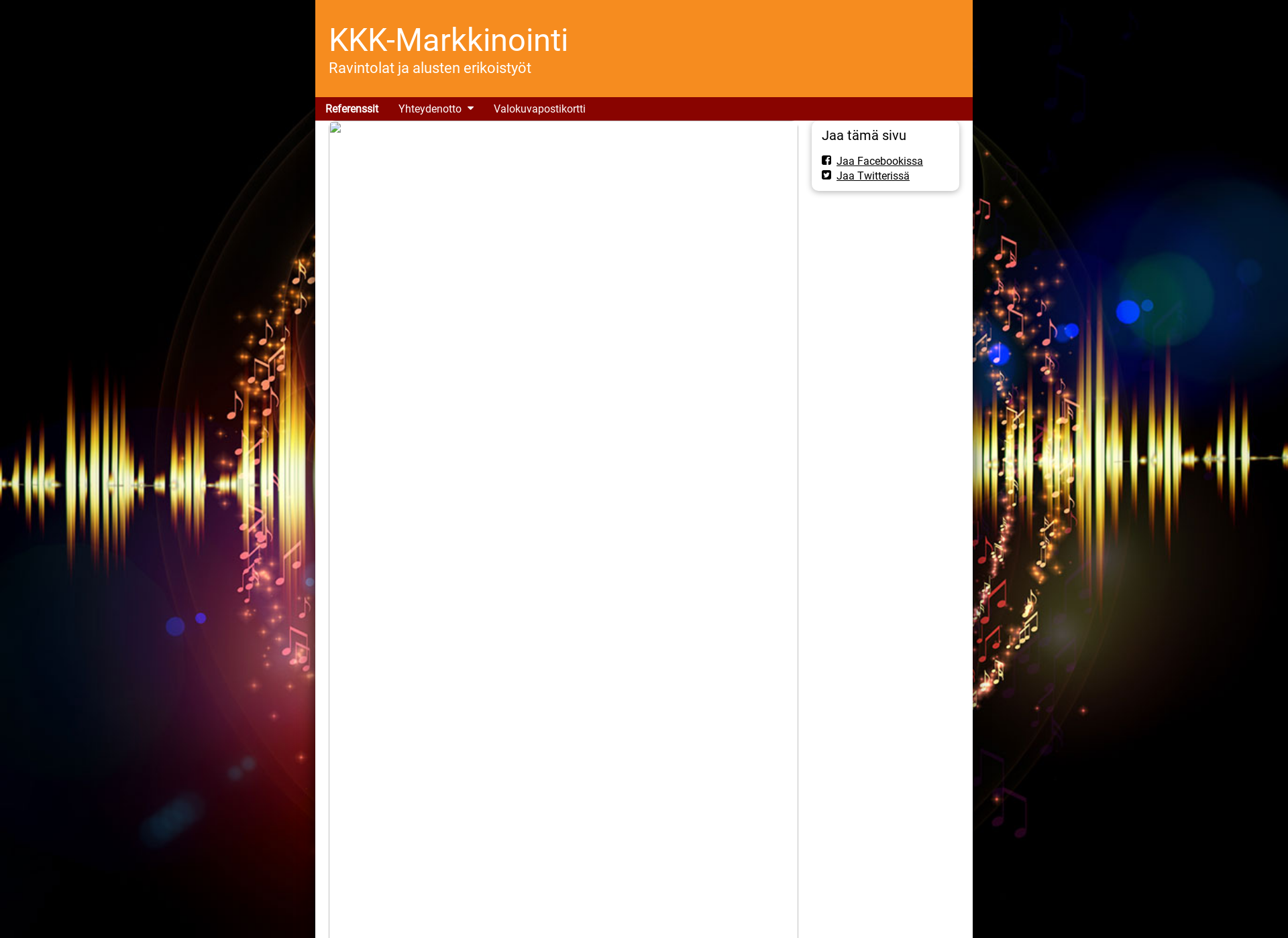 Screenshot for kkk-markkinointi.fi