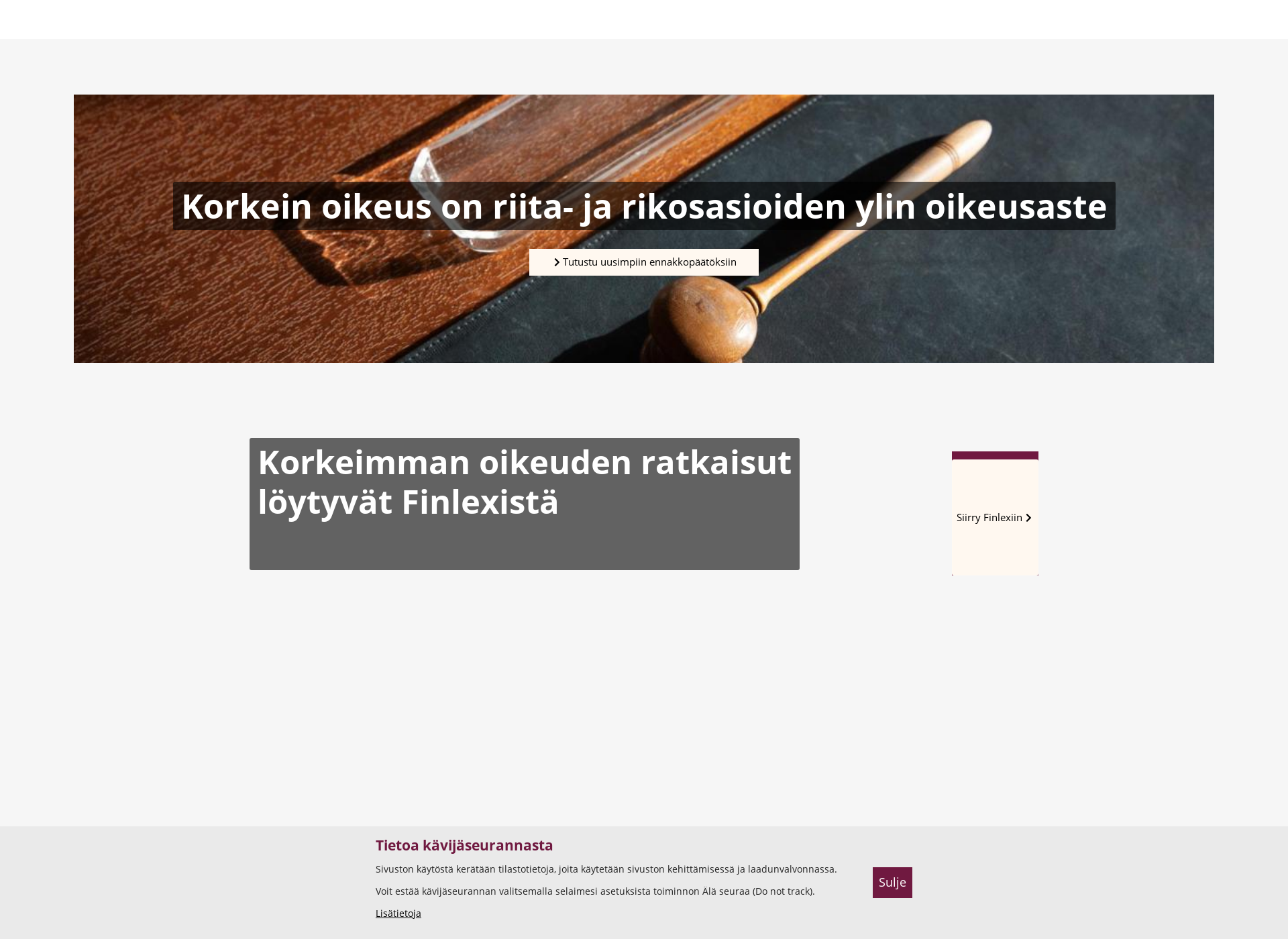 Skärmdump för kko.fi