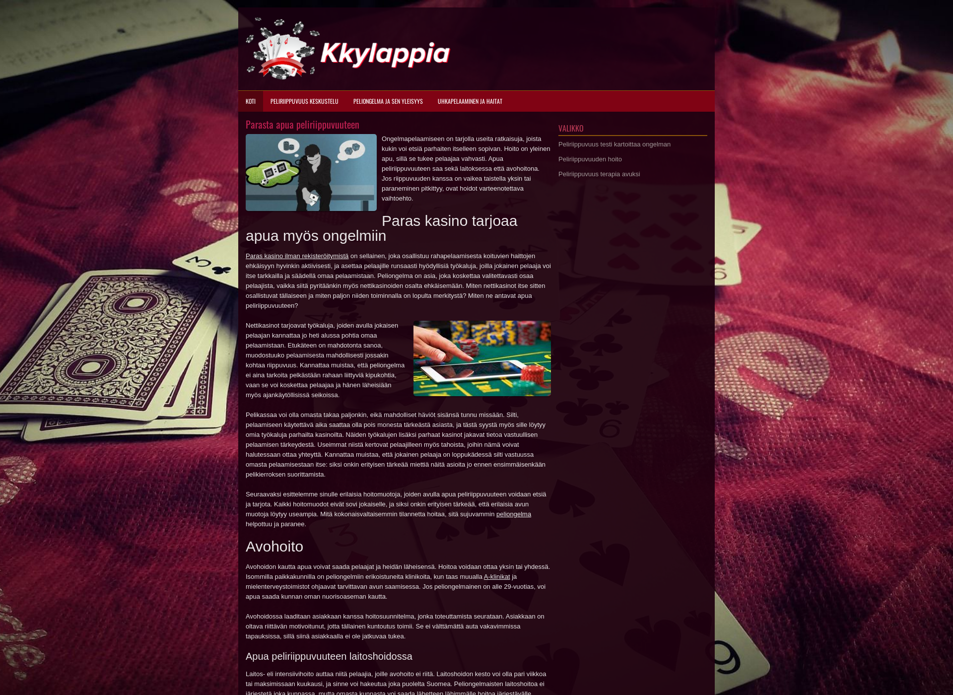 Screenshot for kkylappia.fi