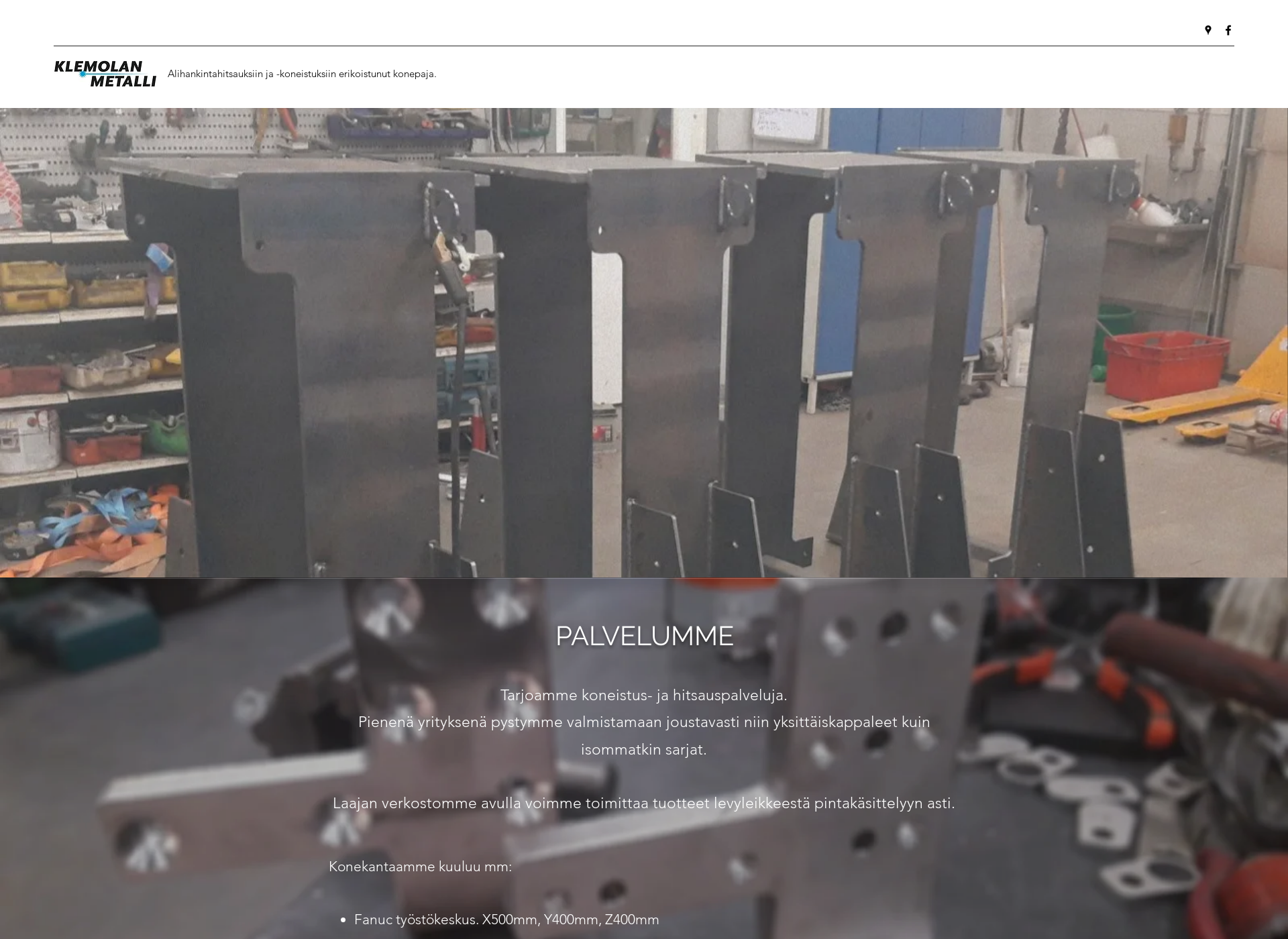 Screenshot for klemolanmetalli.fi
