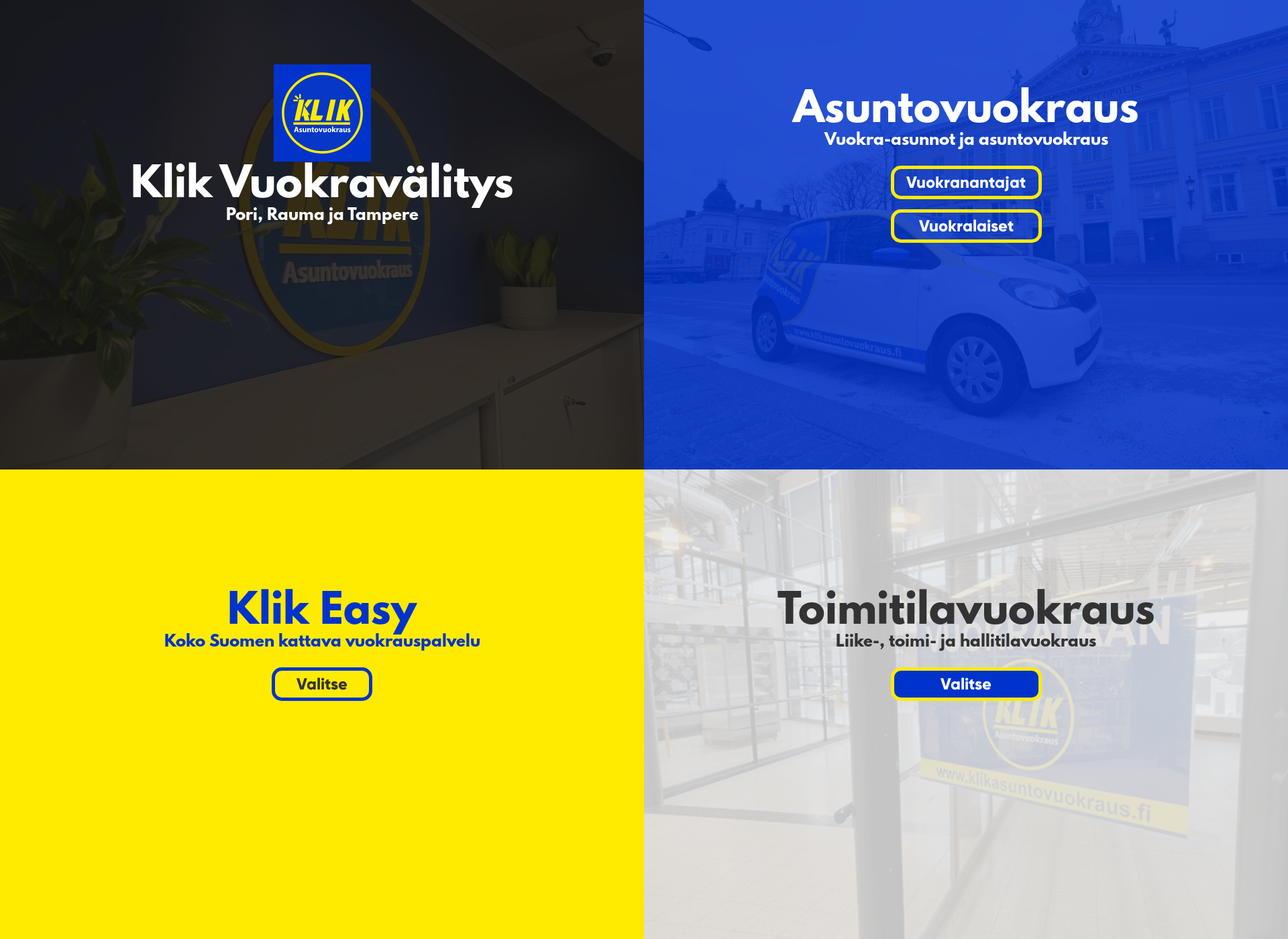 Screenshot for klikasuntovuokraus.fi