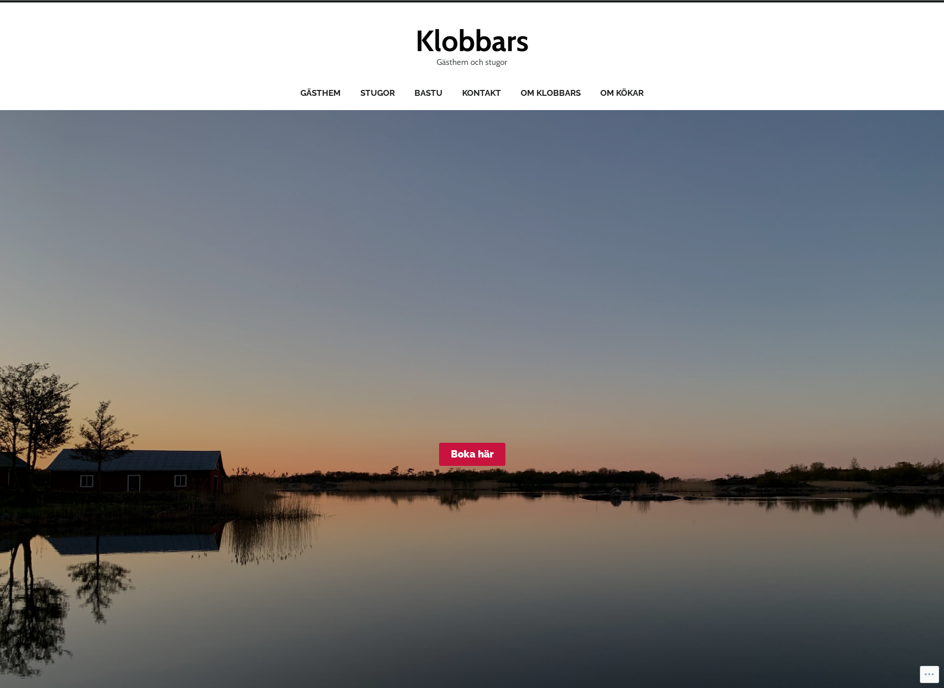 Skärmdump för klobbars.fi