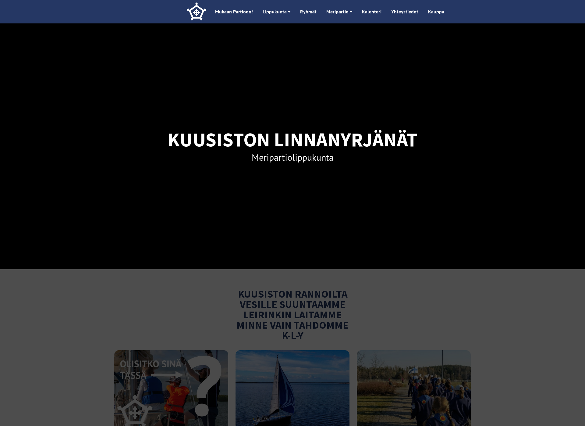 Skärmdump för kly.fi