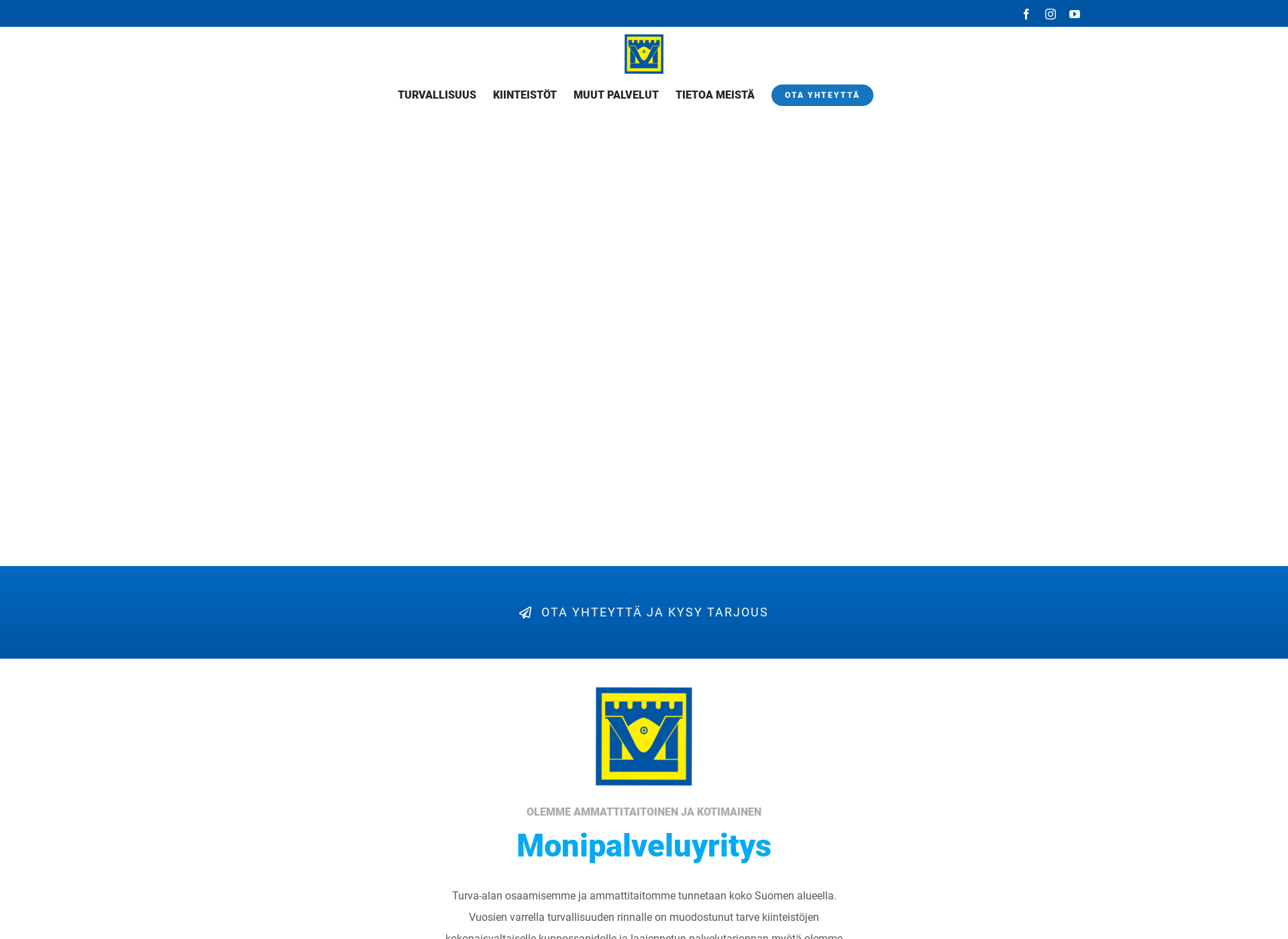 Screenshot for kmv-turvapalvelut.fi