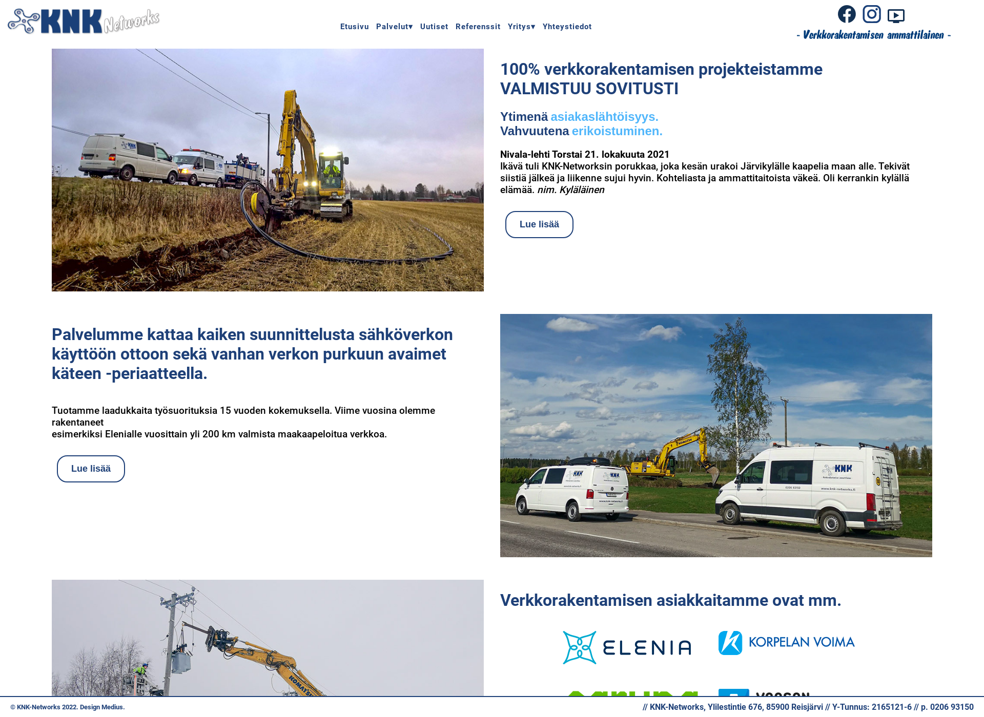 Screenshot for knk-networks.fi
