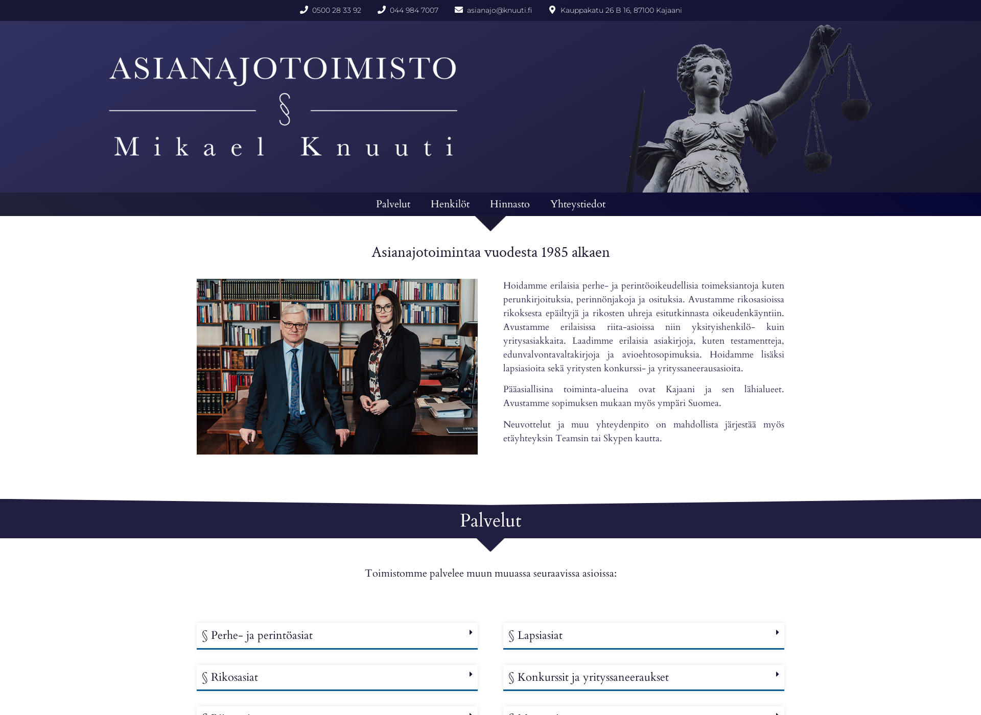 Screenshot for knuuti.fi