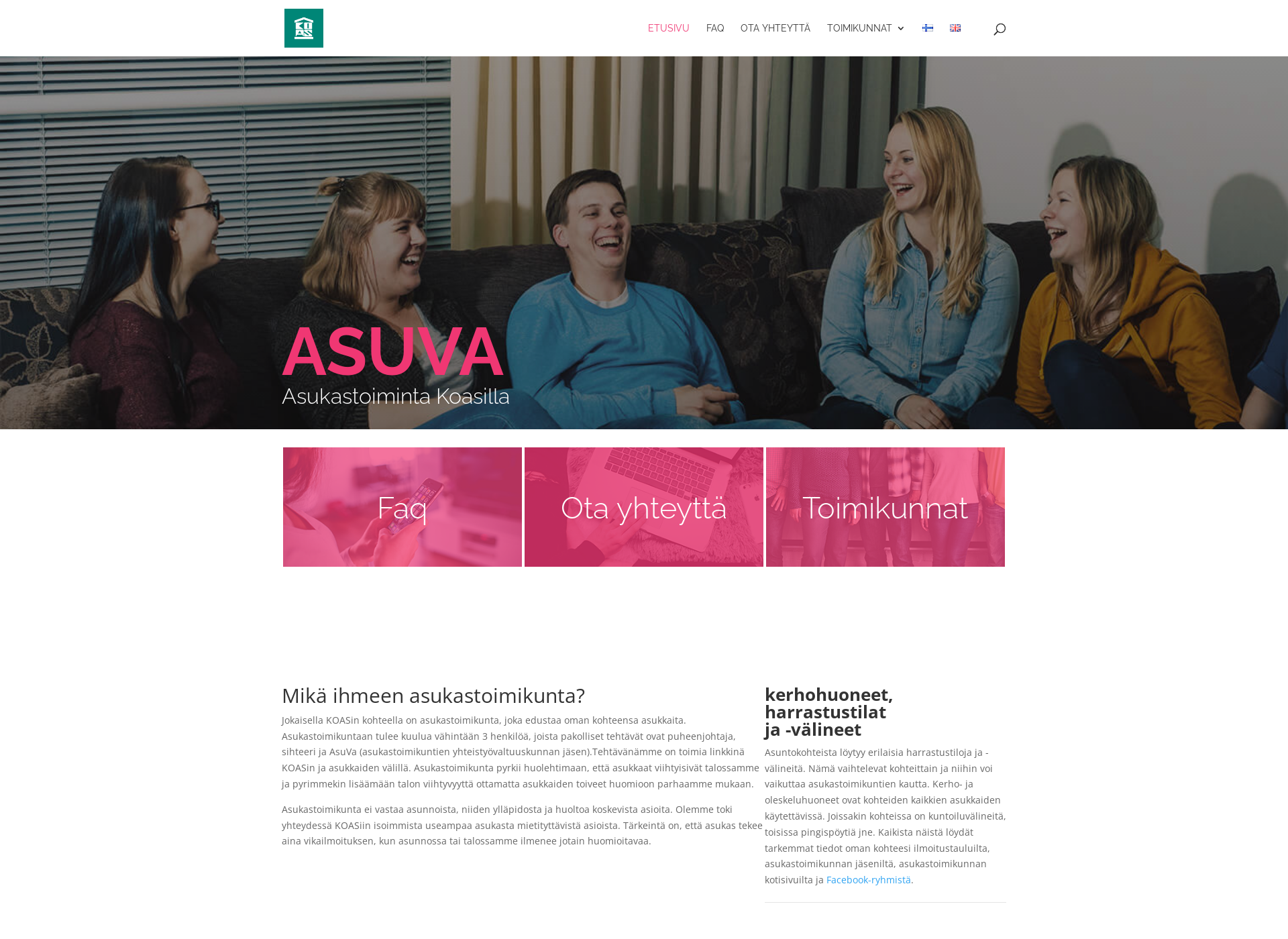 Screenshot for koasasuva.fi