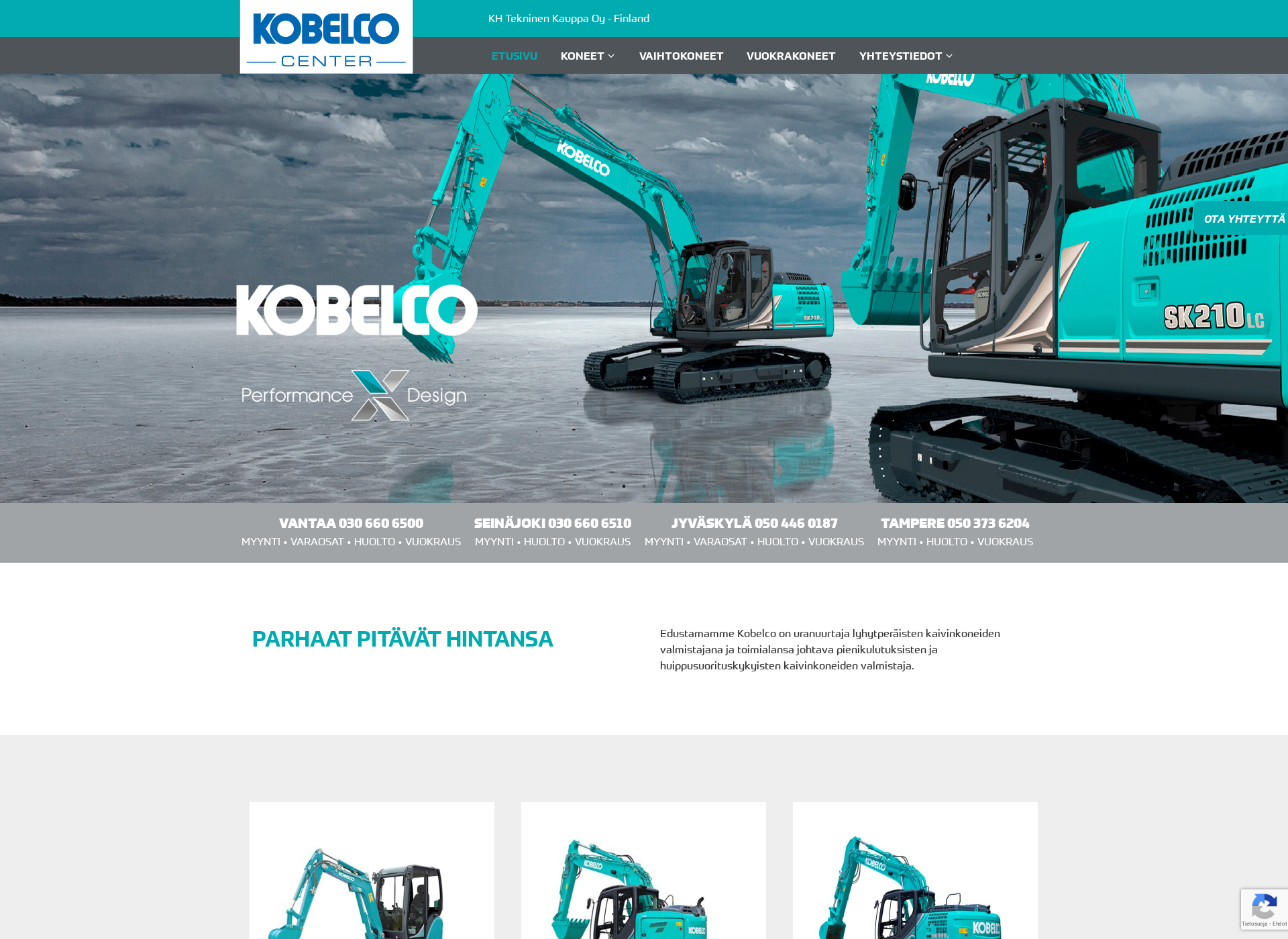 Screenshot for kobelcocenter.fi