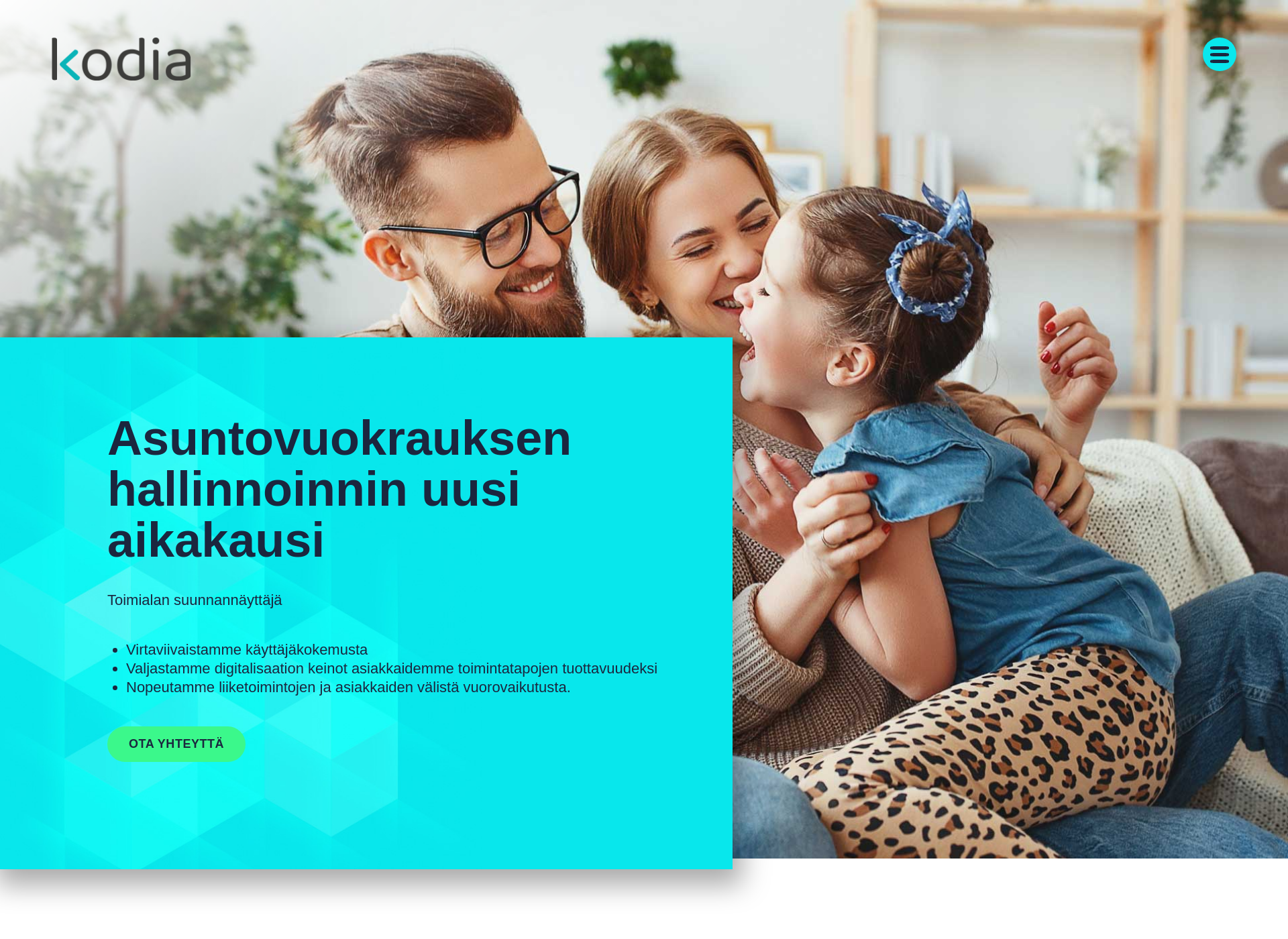 Skärmdump för kodia.fi