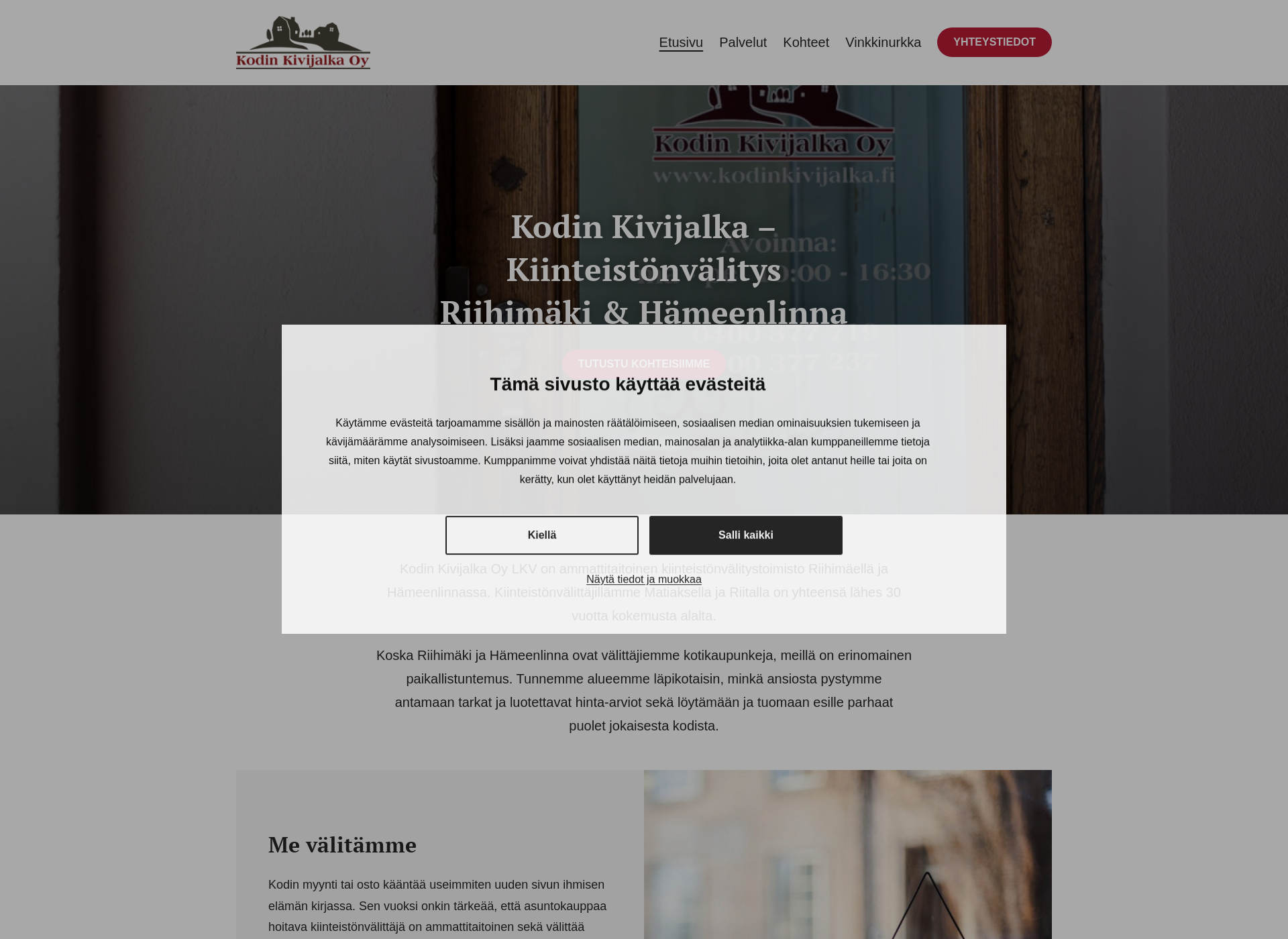 Screenshot for kodinkivijalka.fi