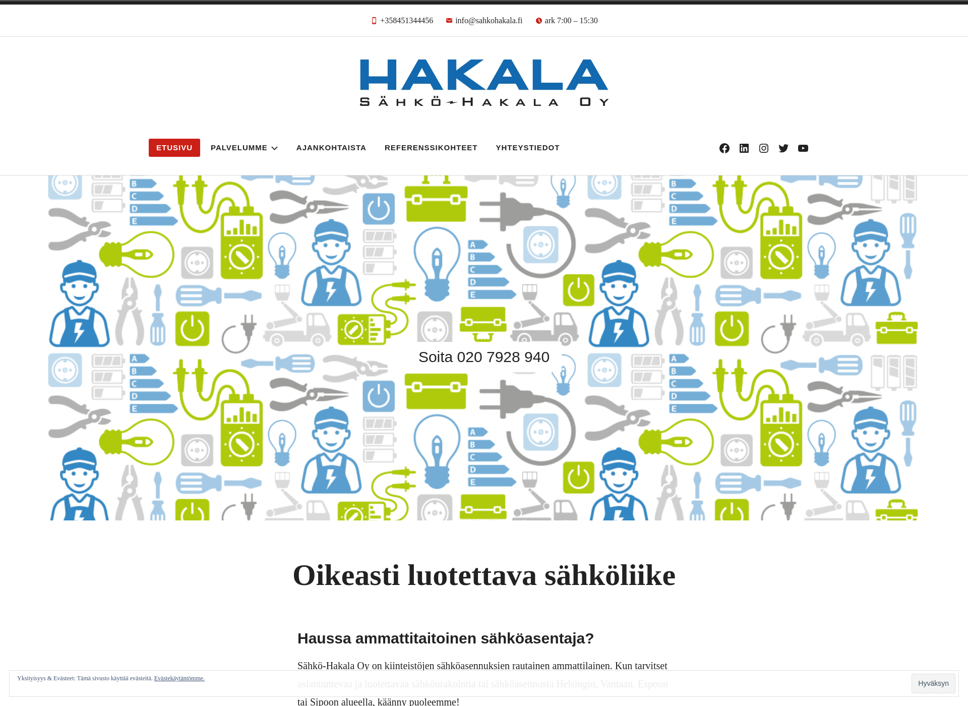 Screenshot for kodinsahkoremontti.fi