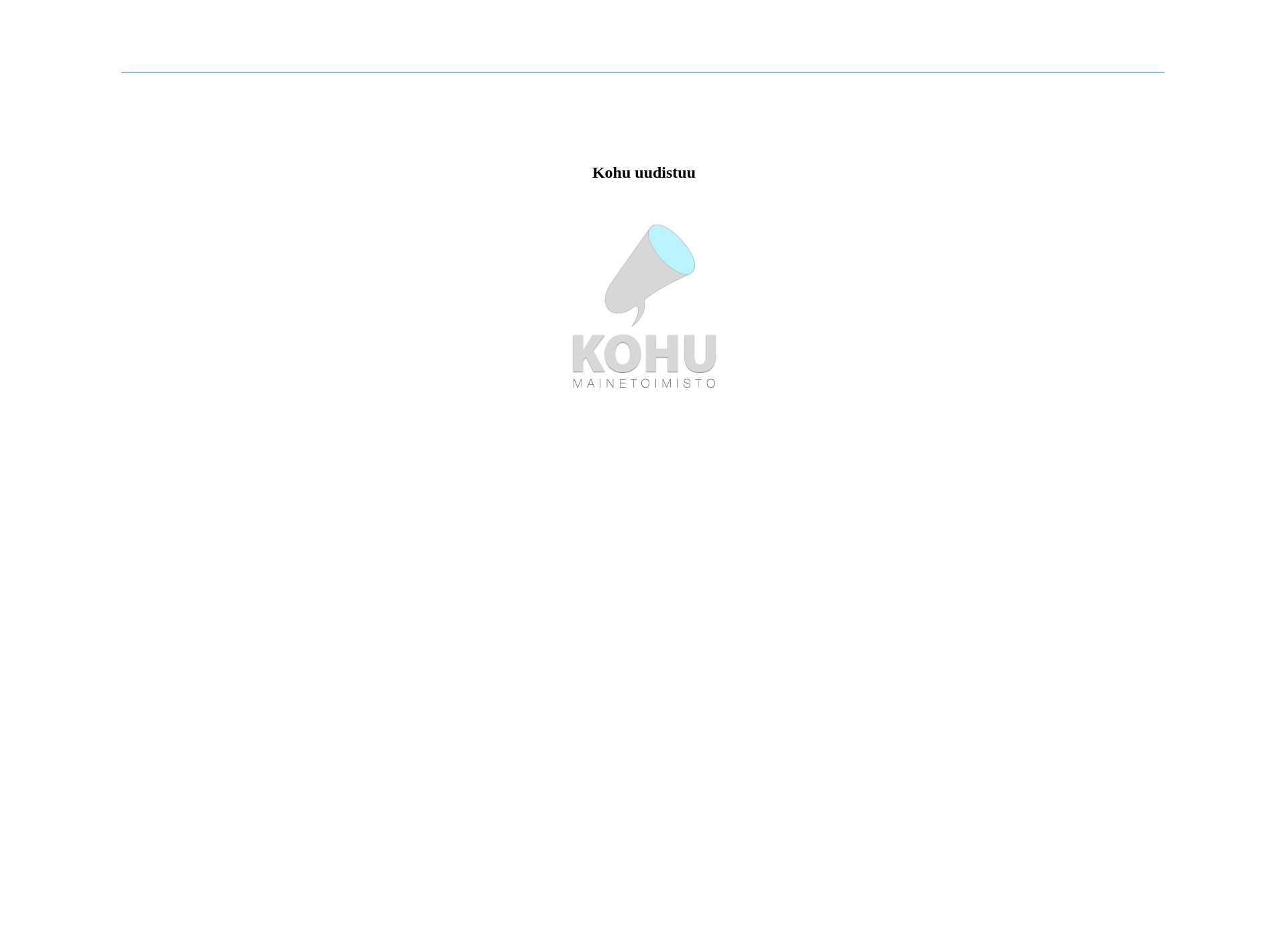 Screenshot for kohu.fi