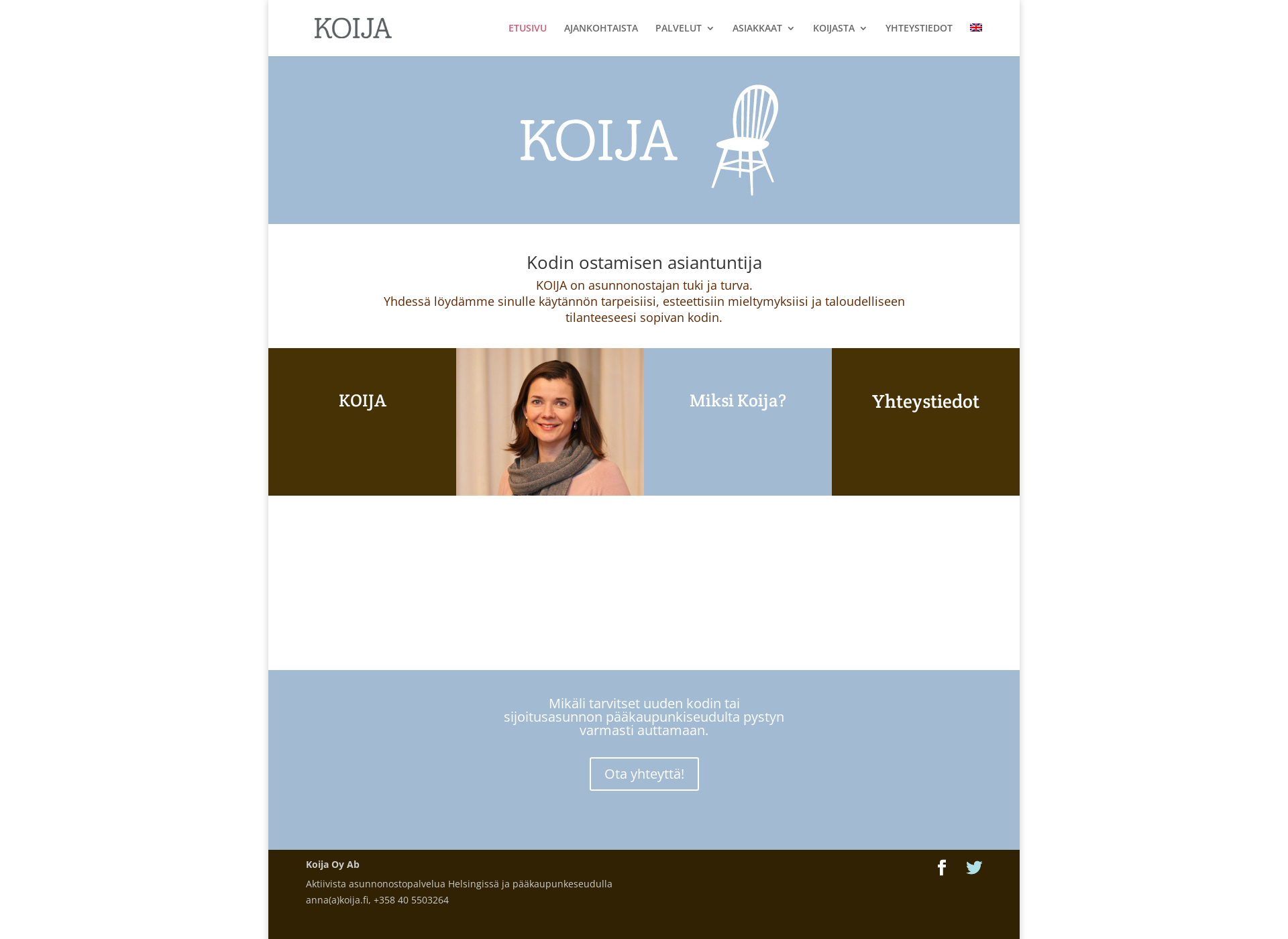 Screenshot for koija.fi
