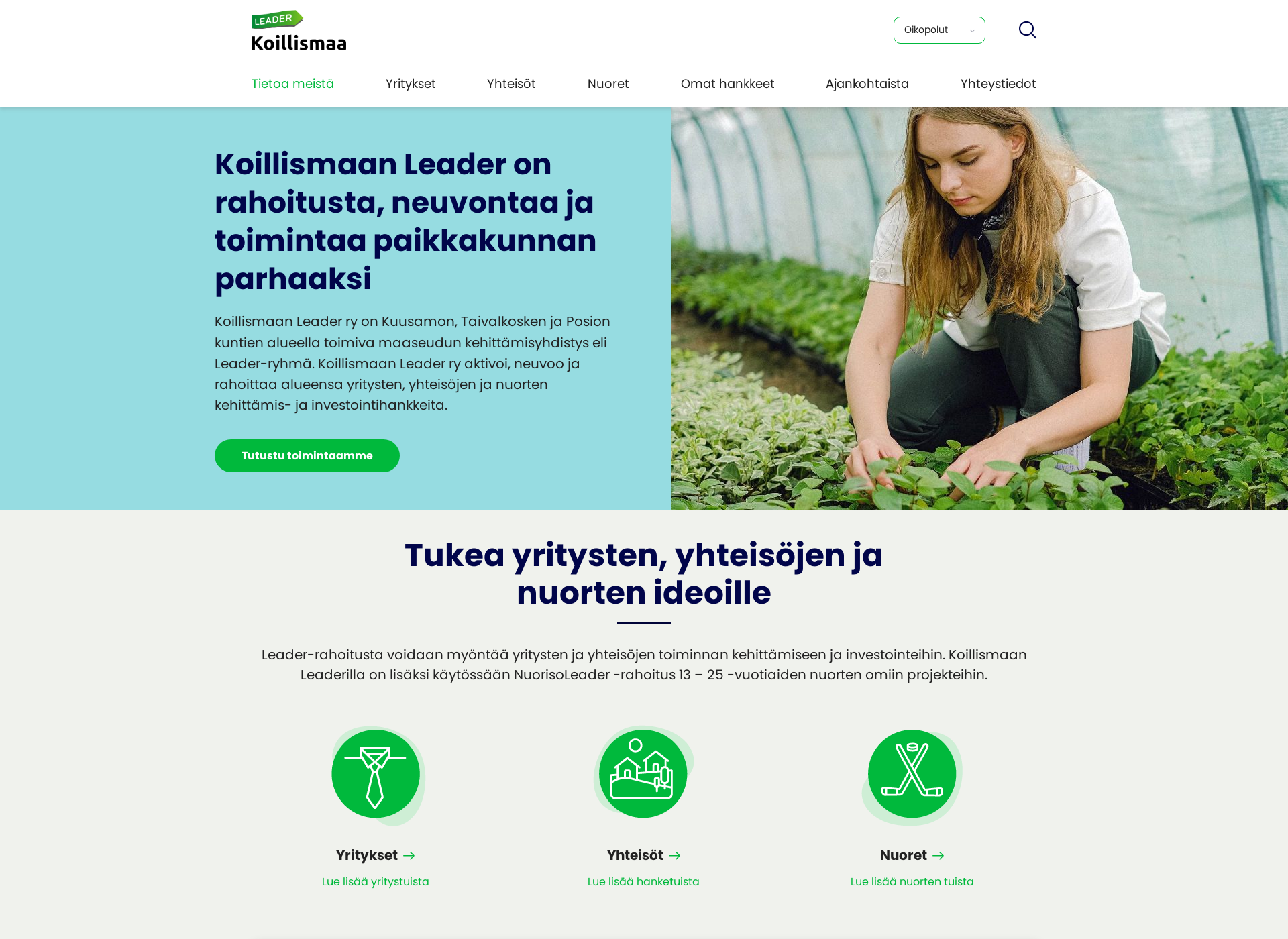 Näyttökuva koillismaanleader.fi