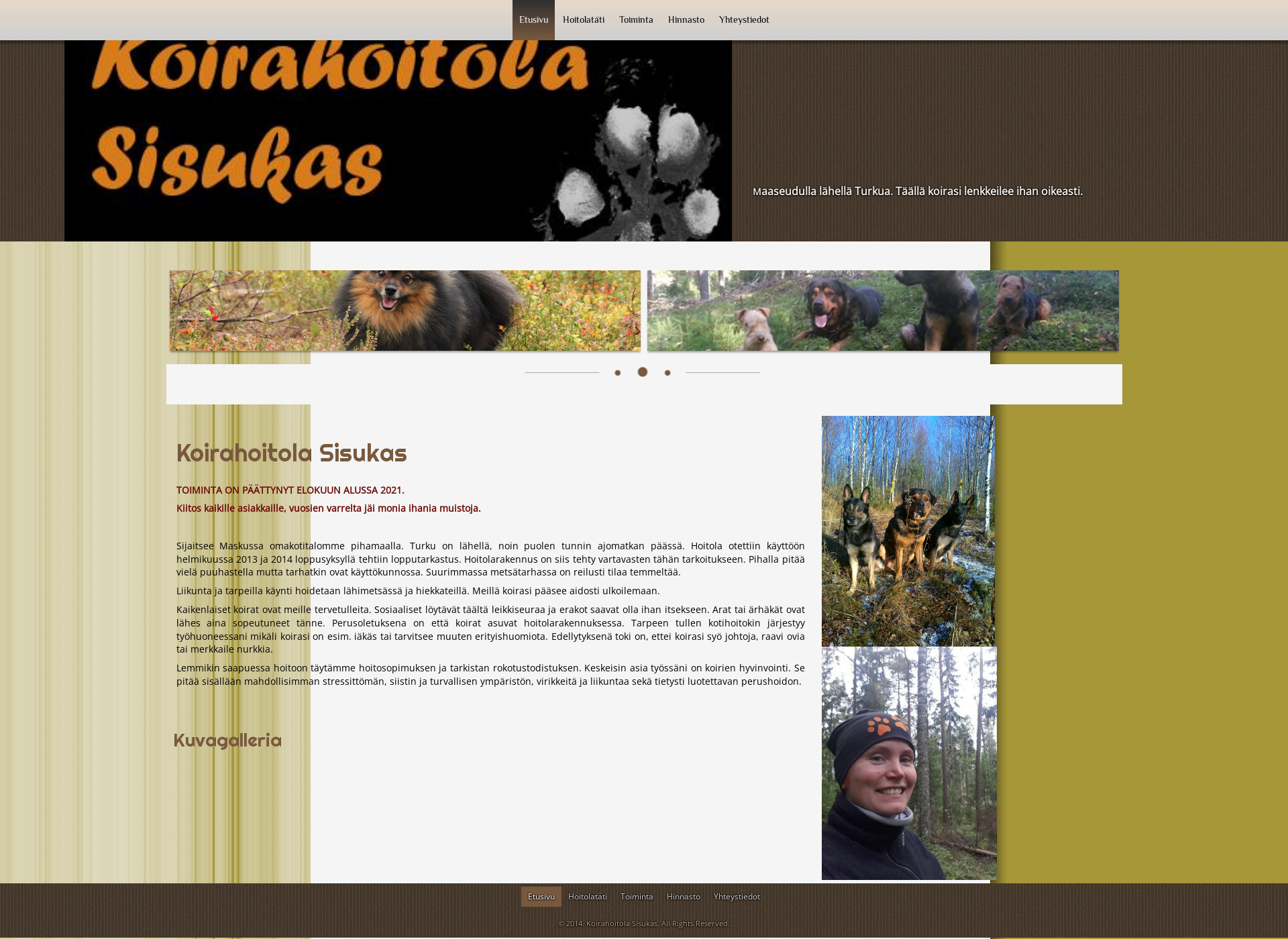 Screenshot for koirahoitolasisukas.fi
