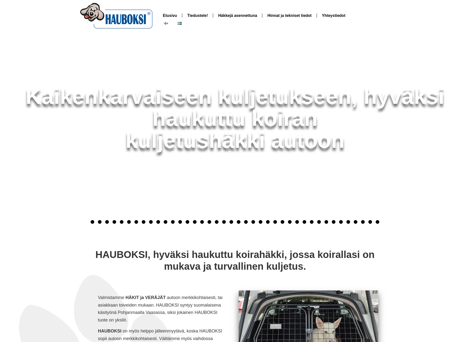 Screenshot for koiranhakit.fi