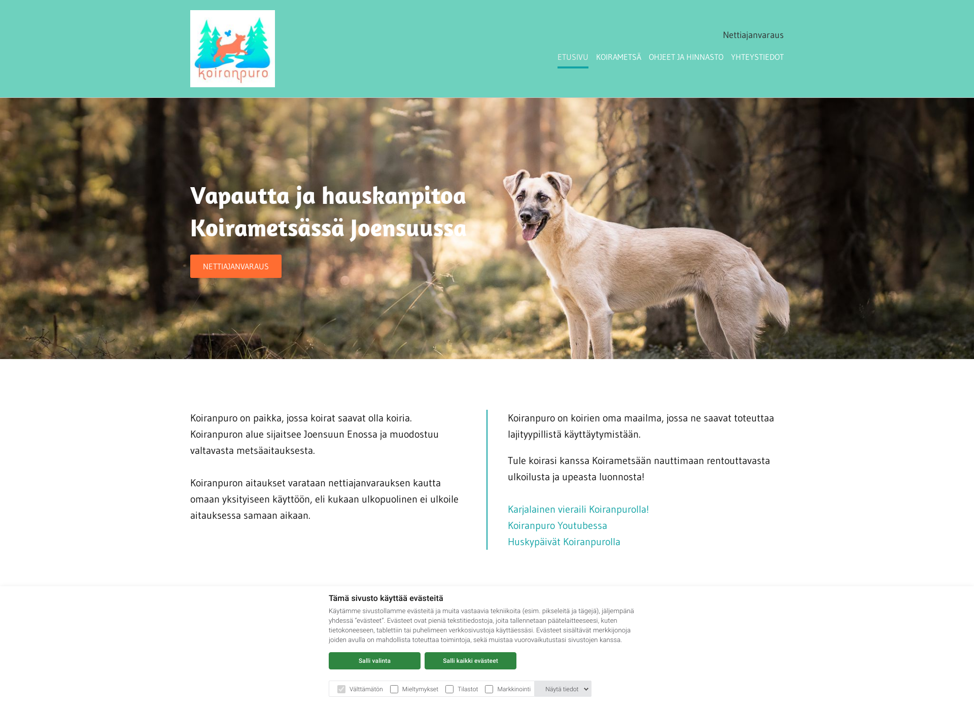 Screenshot for koiranpuro.fi