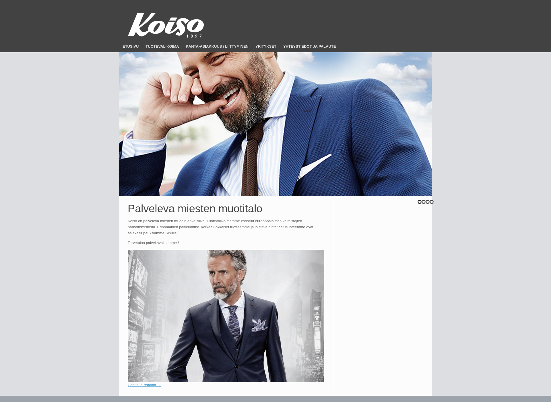 Screenshot for koiso.fi