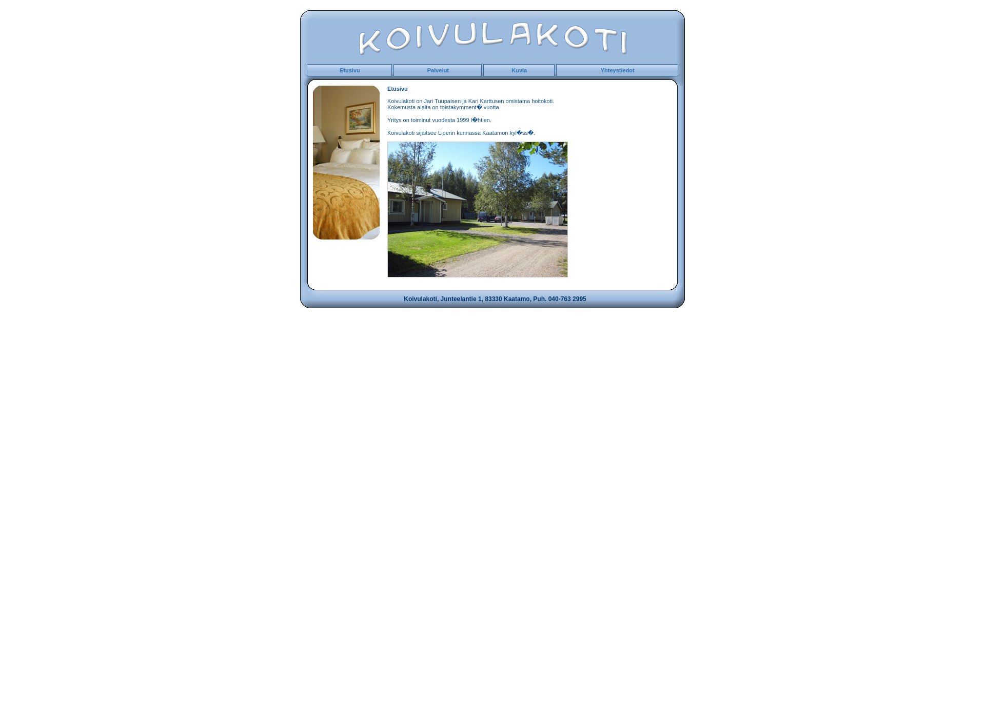 Screenshot for koivulakoti.fi