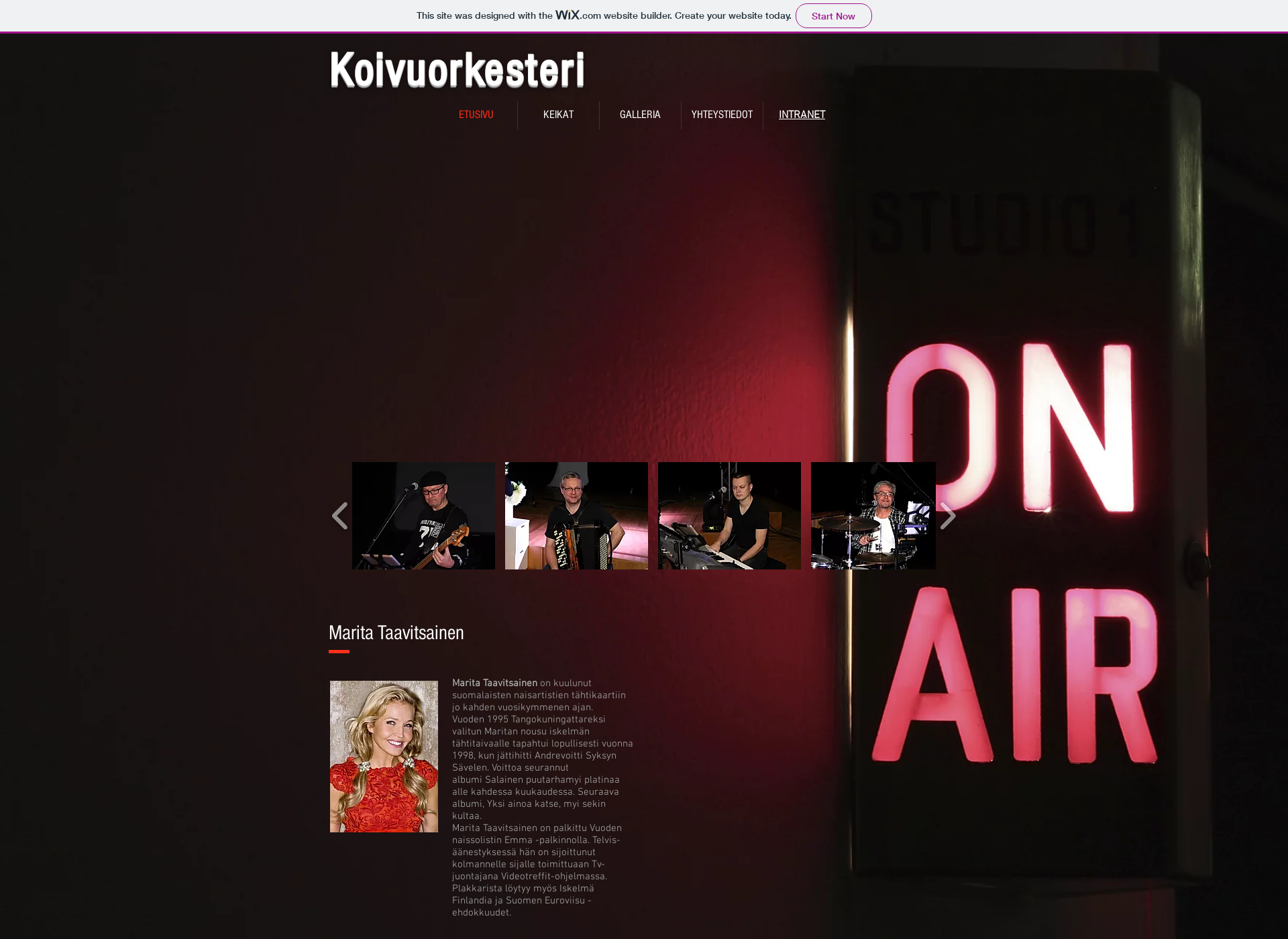 Screenshot for koivuorkesteri.fi