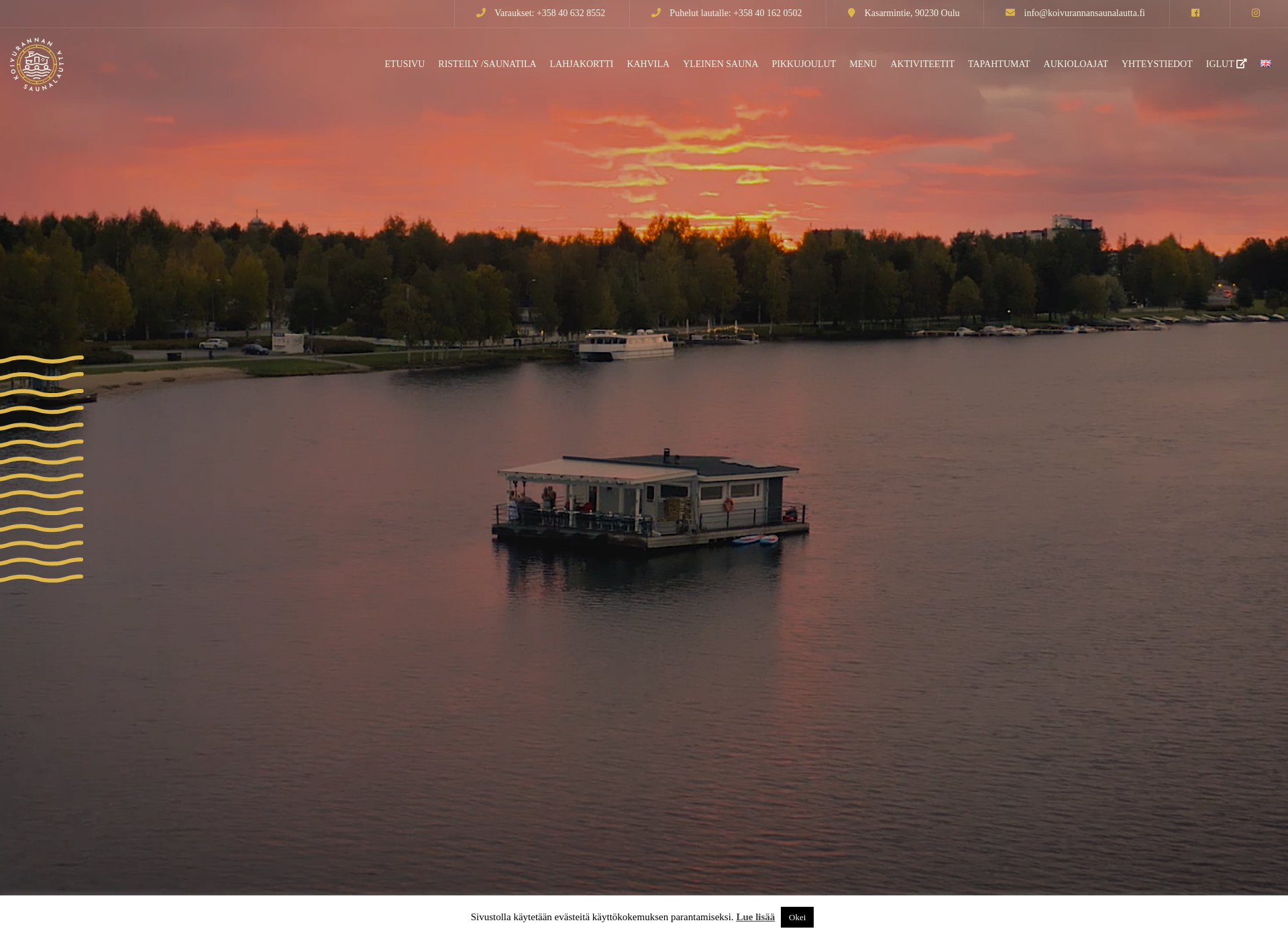 Screenshot for koivurannansaunalautta.fi