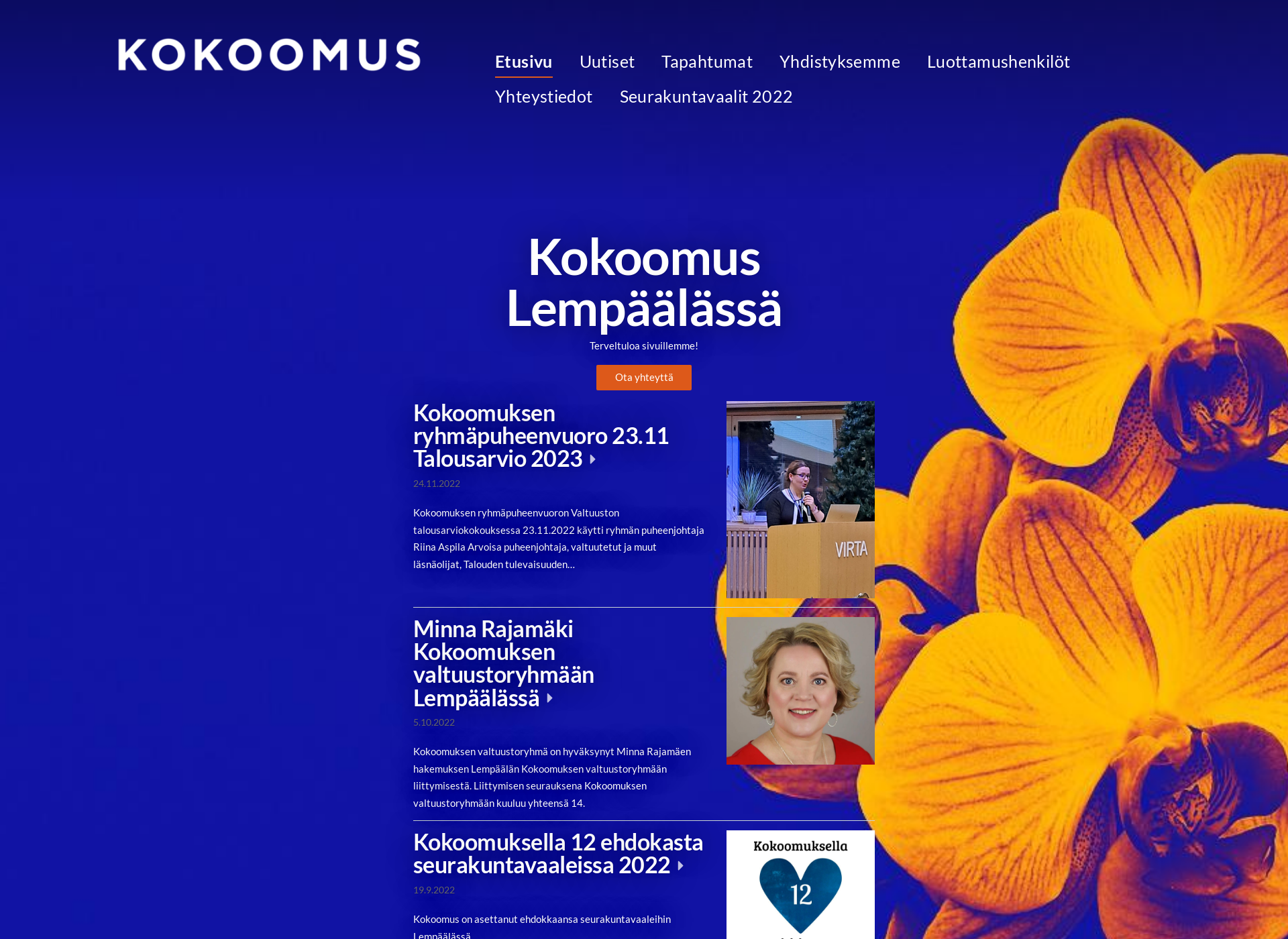 Screenshot for kok.fi