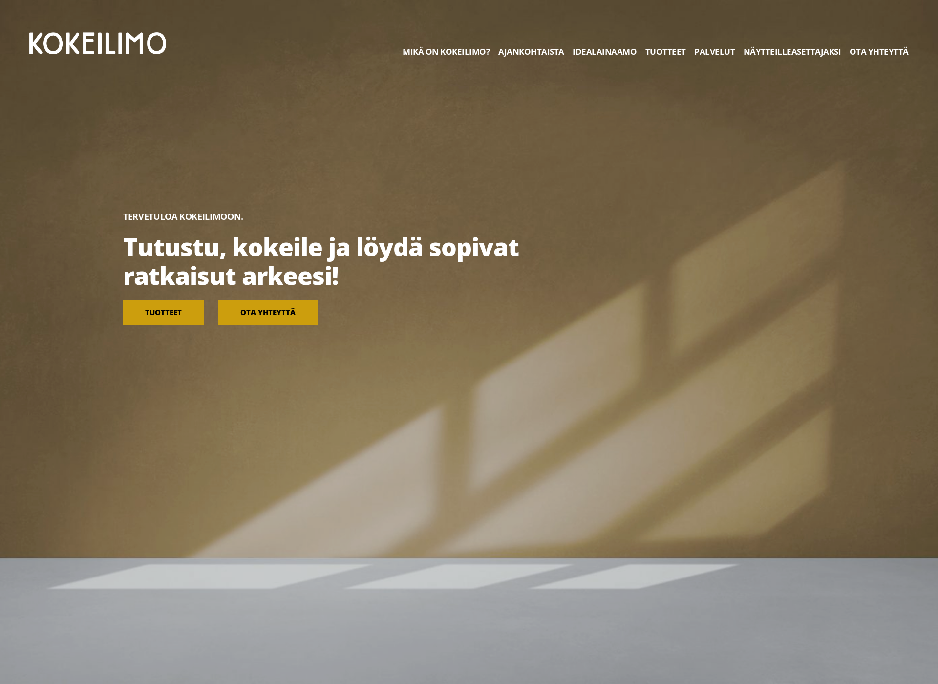 Screenshot for kokeilimo.fi