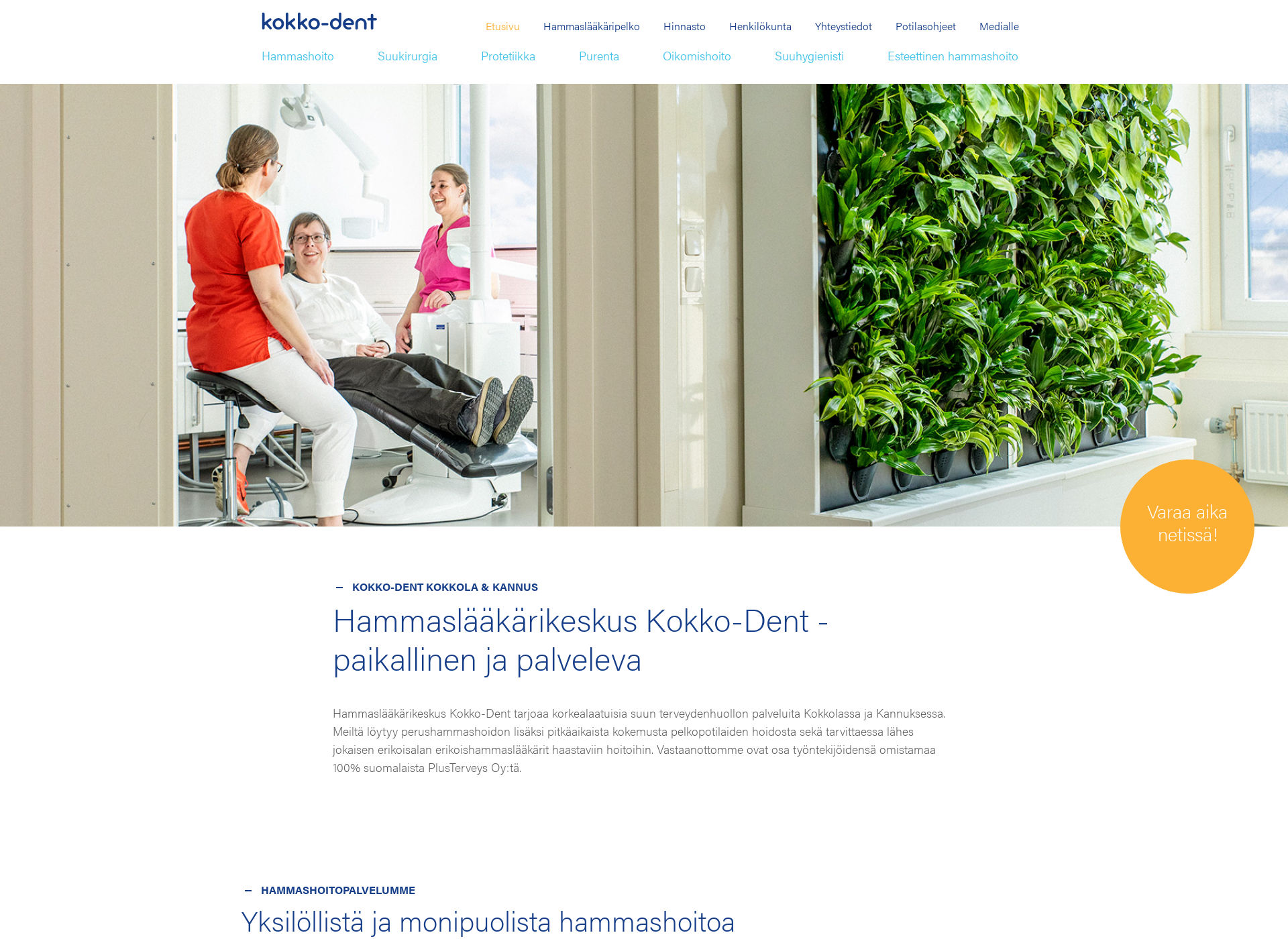 Screenshot for kokko-dent.fi