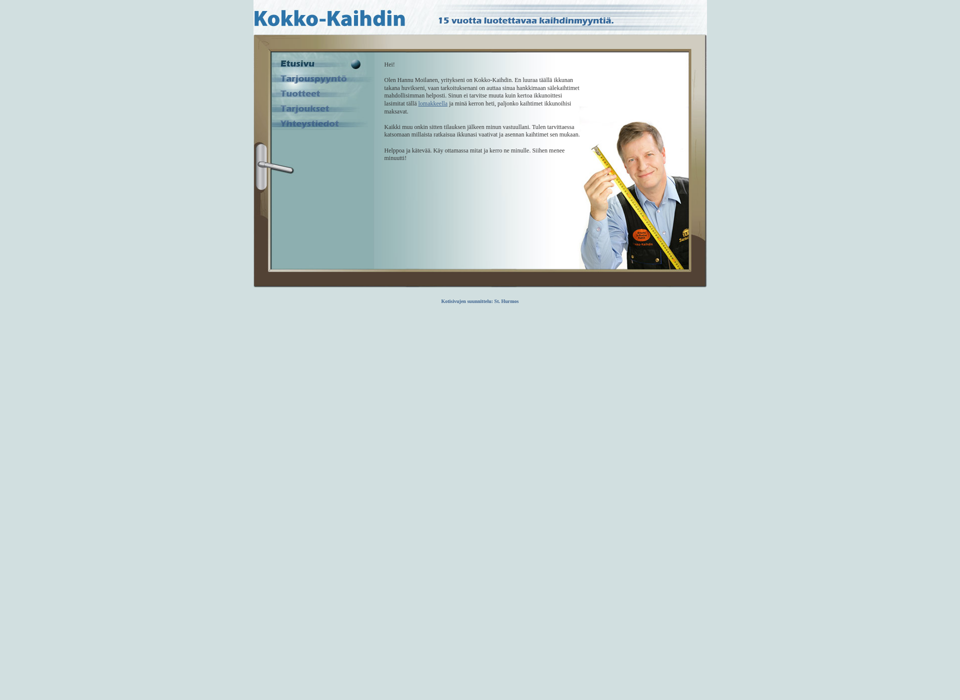 Screenshot for kokkokaihdin.fi