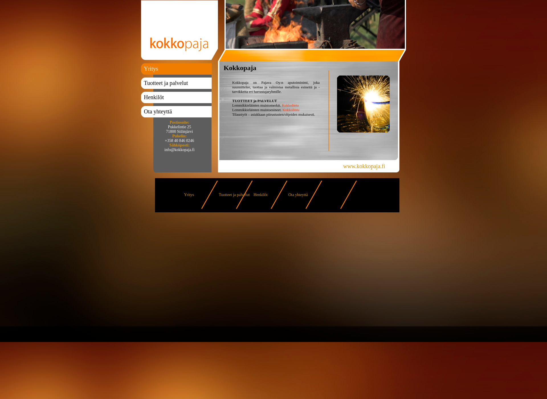 Screenshot for kokkopaja.fi