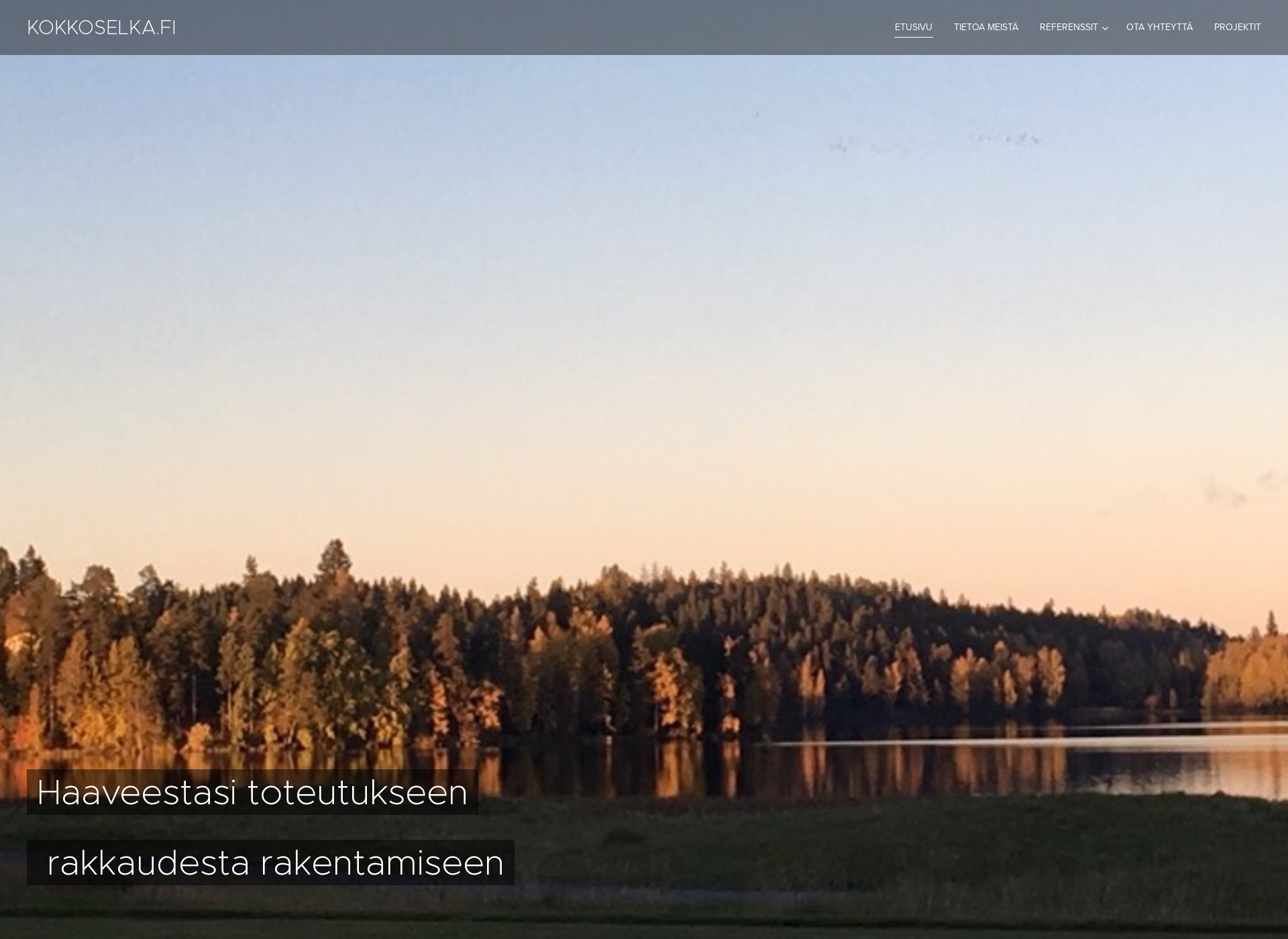 Screenshot for kokkoselka.fi