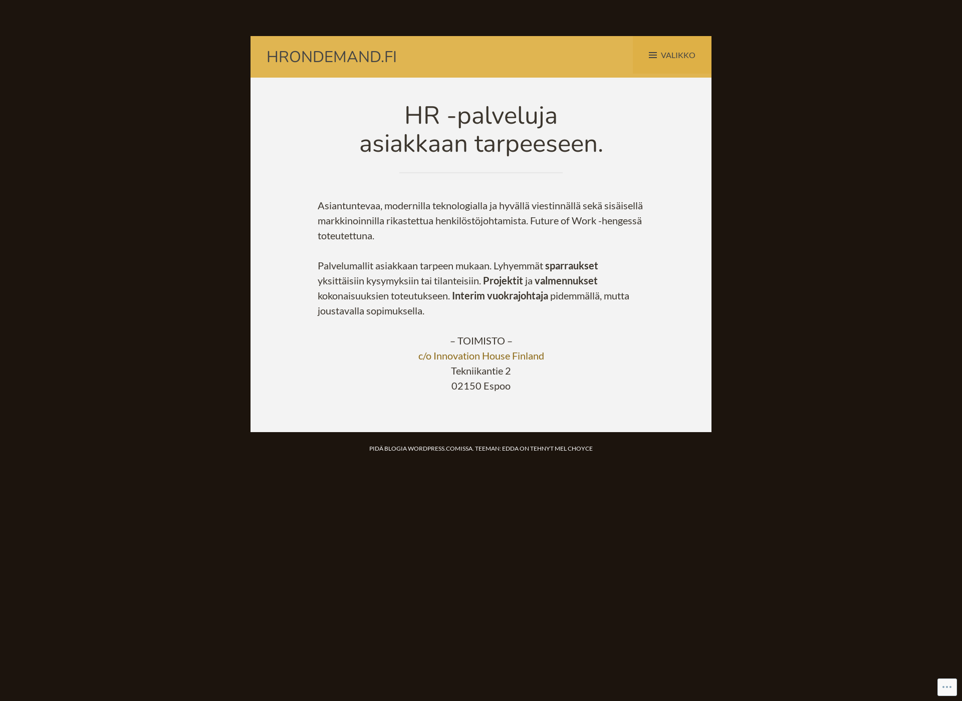 Screenshot for kokoma.fi