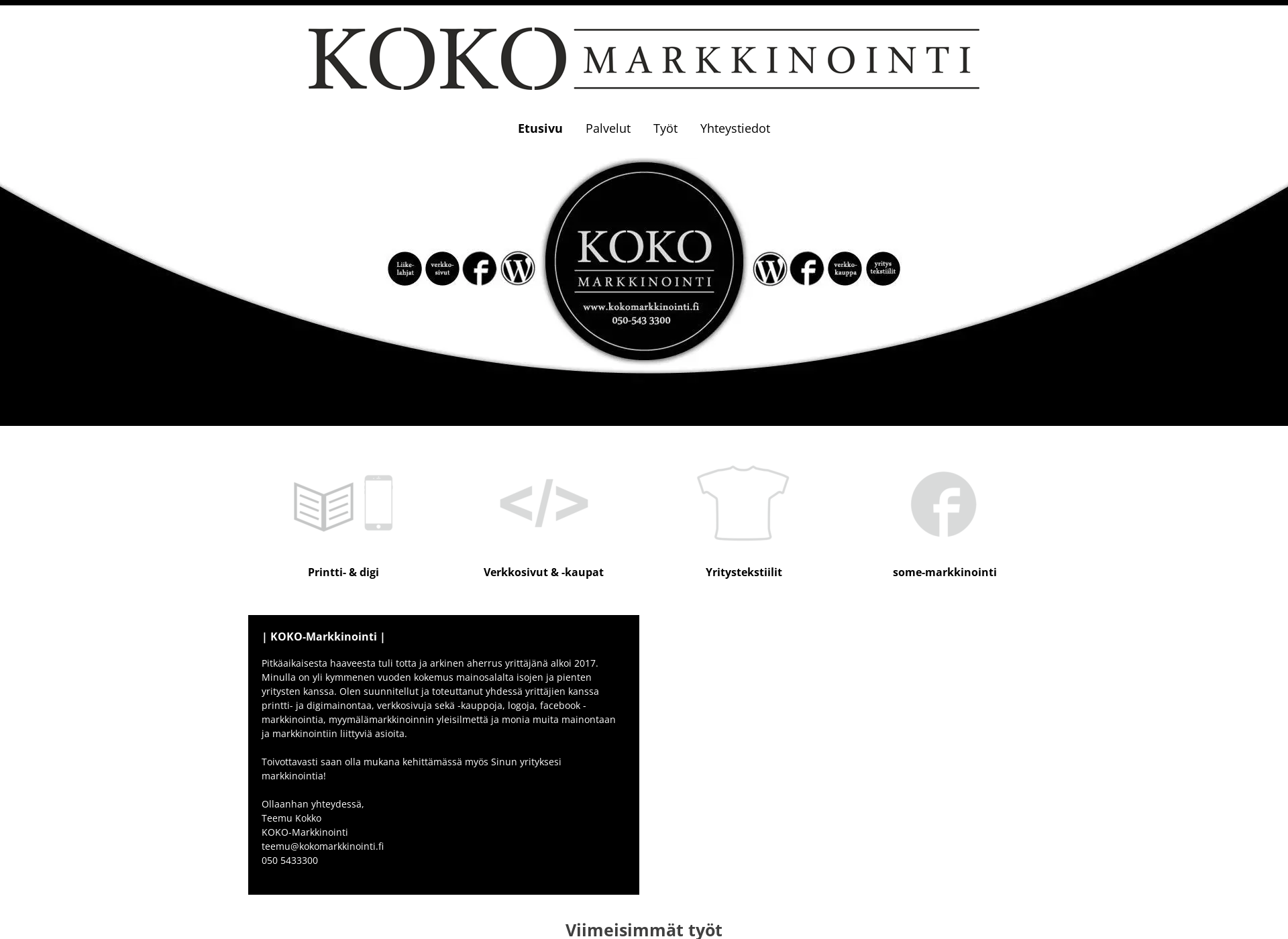 Screenshot for kokomarkkinointi.fi