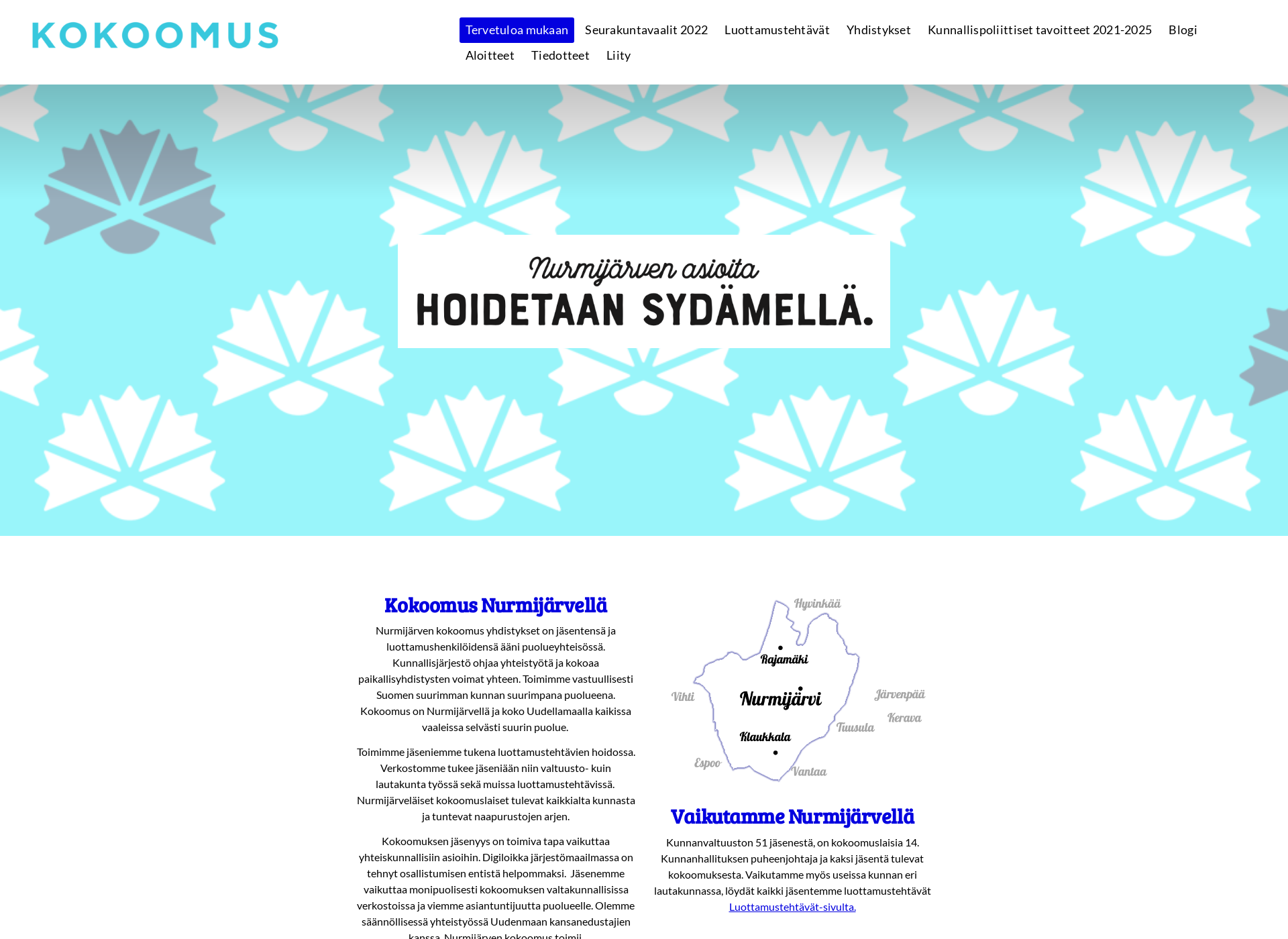 Screenshot for kokoomusnurmijarvi.fi
