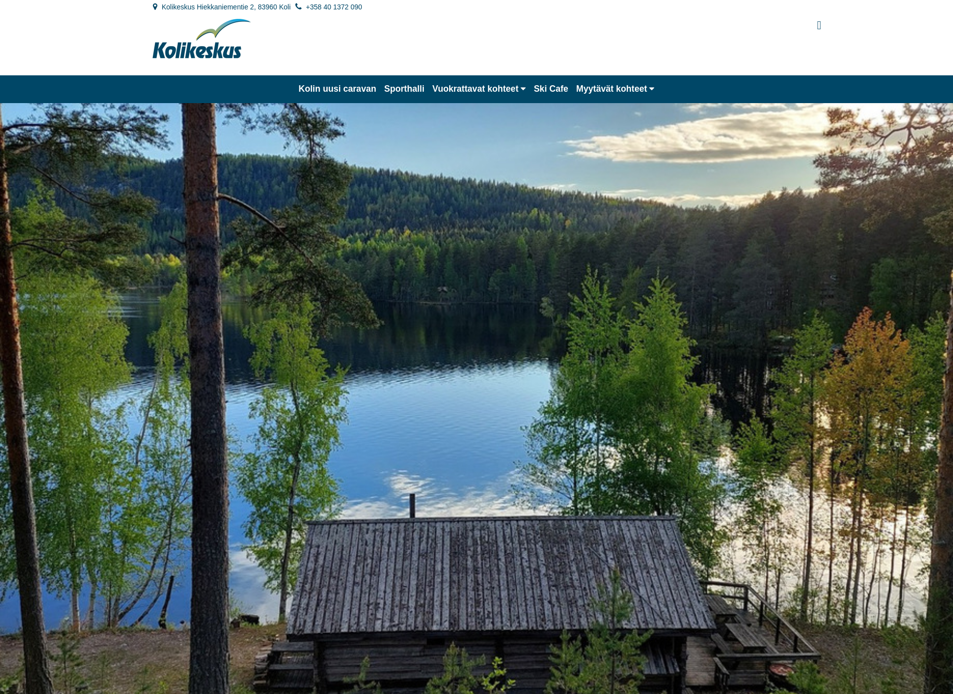 Skärmdump för kolikeskus.fi