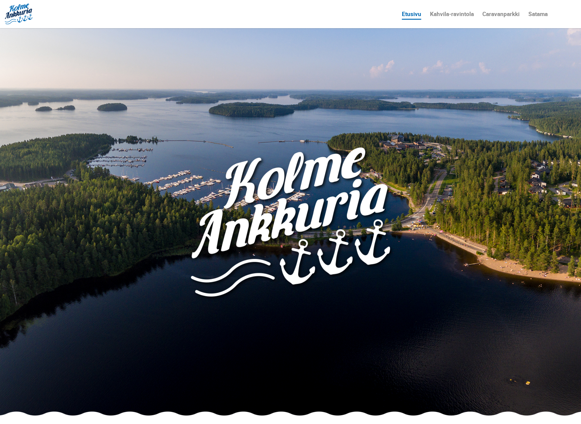 Skärmdump för kolmeankkuria.fi
