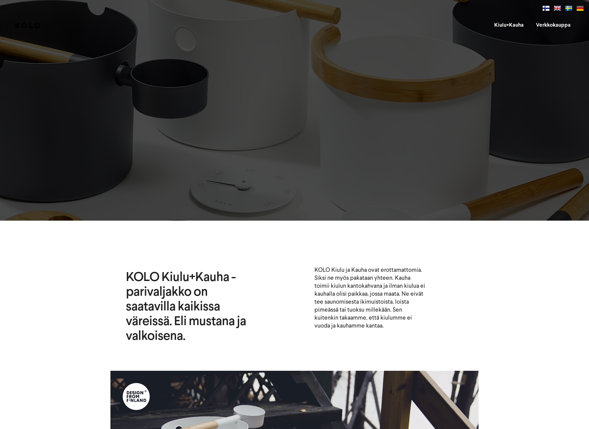 Screenshot for kolosauna.fi