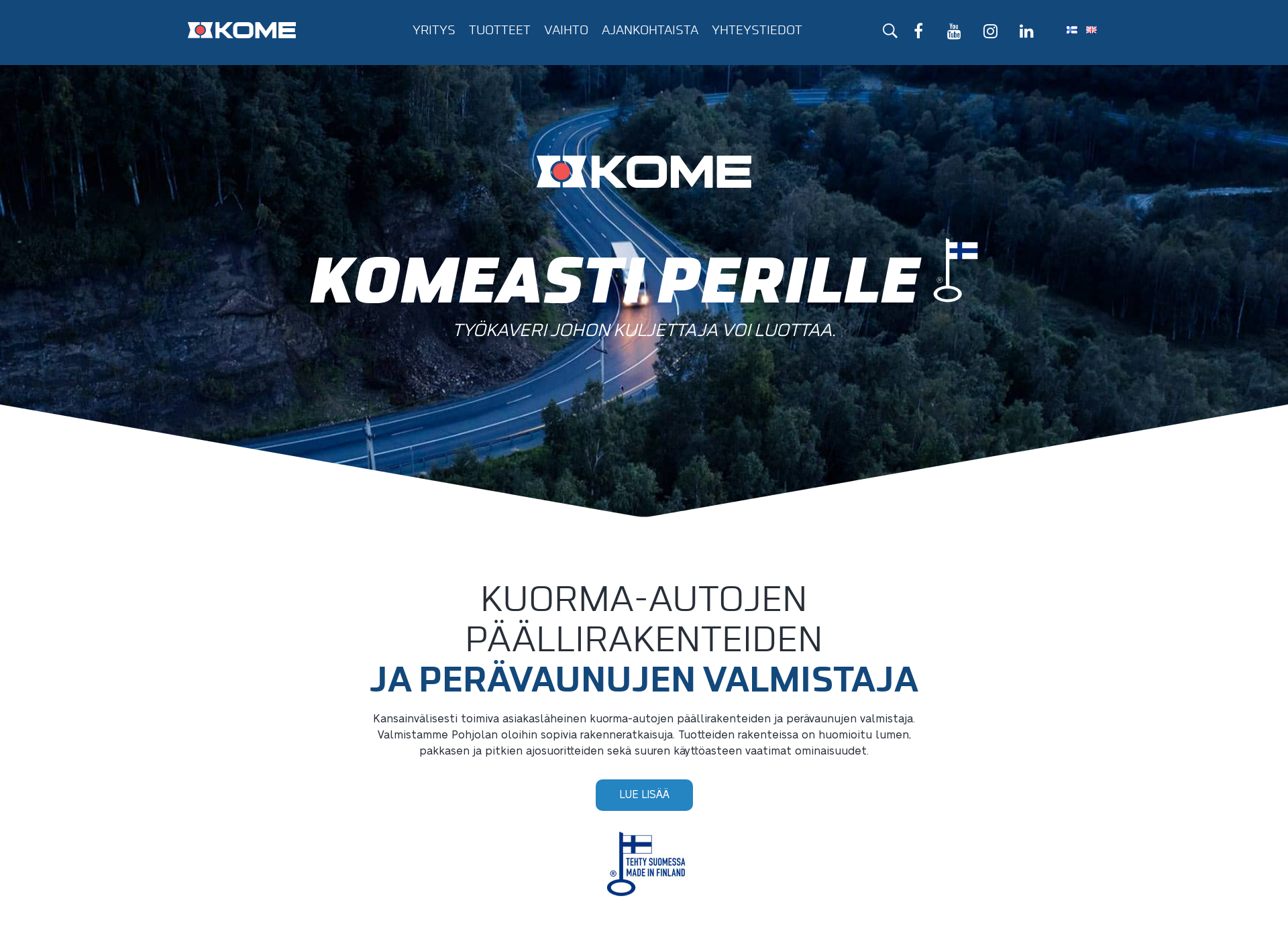Screenshot for kome.fi