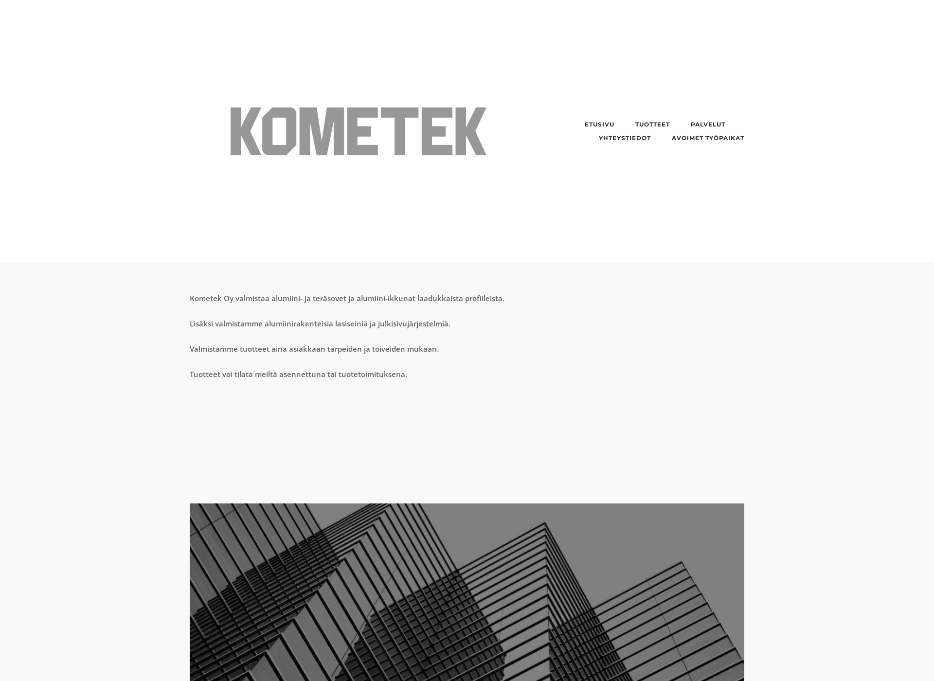 Screenshot for kometek.fi