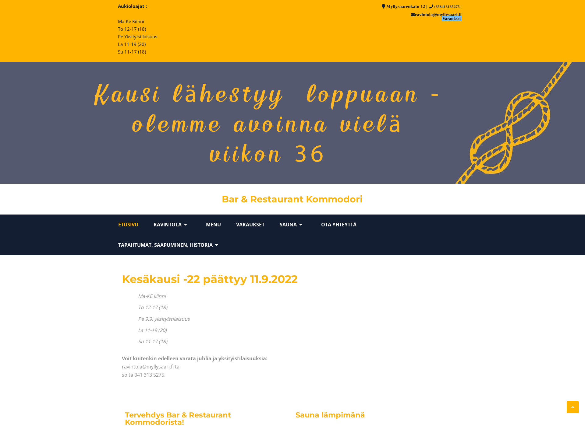 Screenshot for kommodori.fi