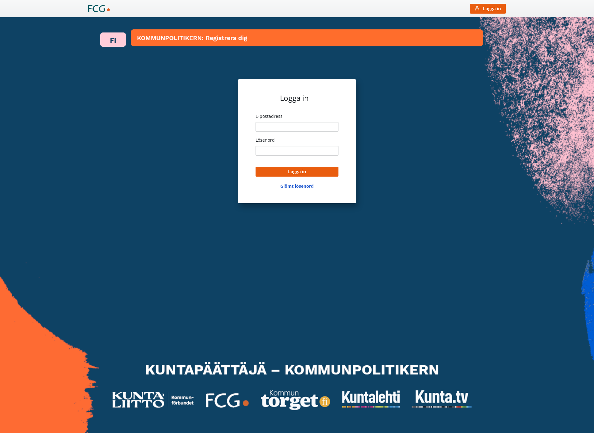 Screenshot for kommunpolitikern.fi