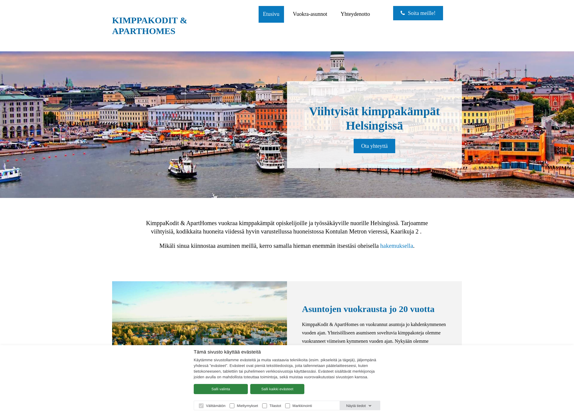 Screenshot for kommuuni.fi