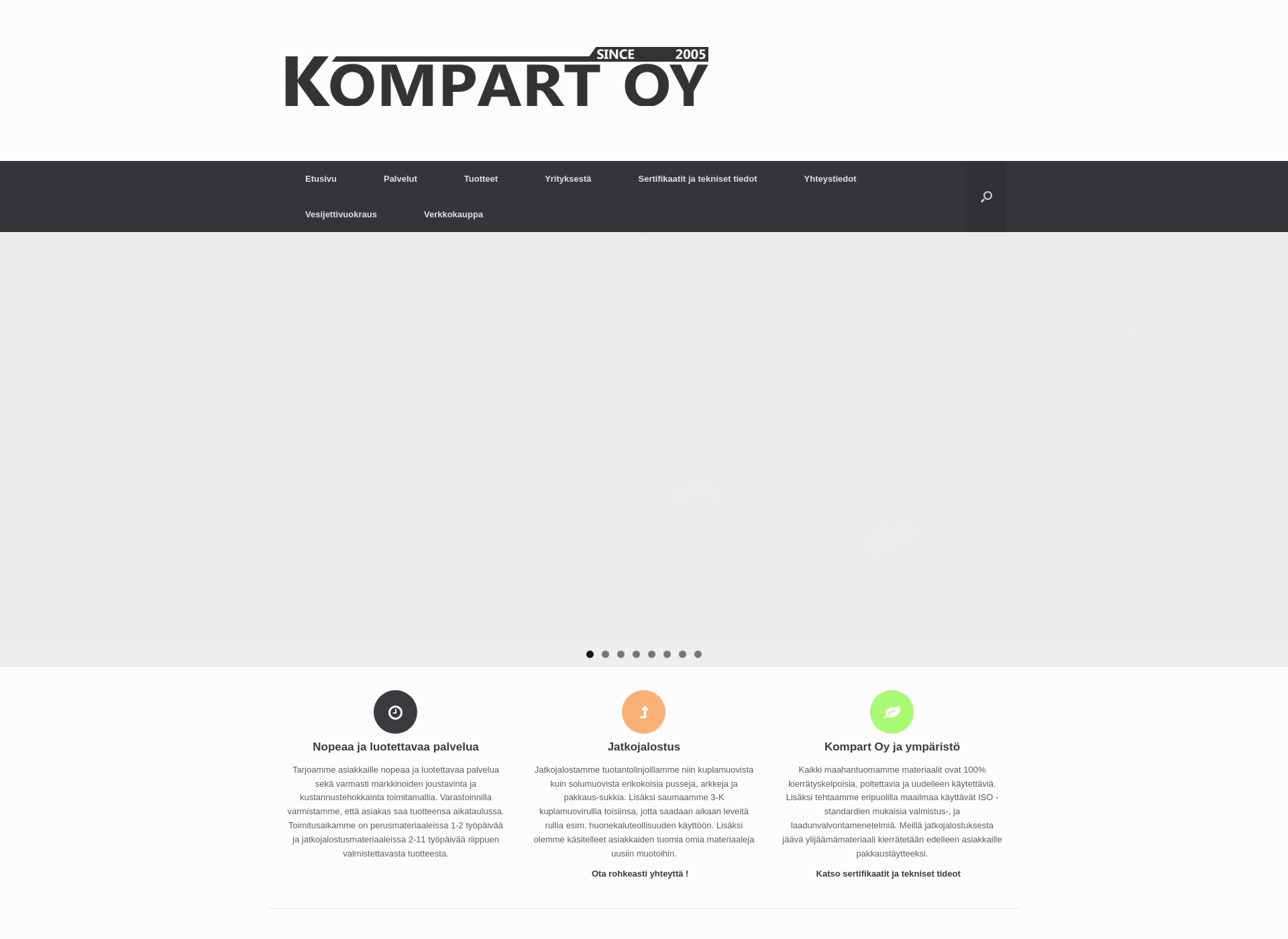 Screenshot for kompart.fi