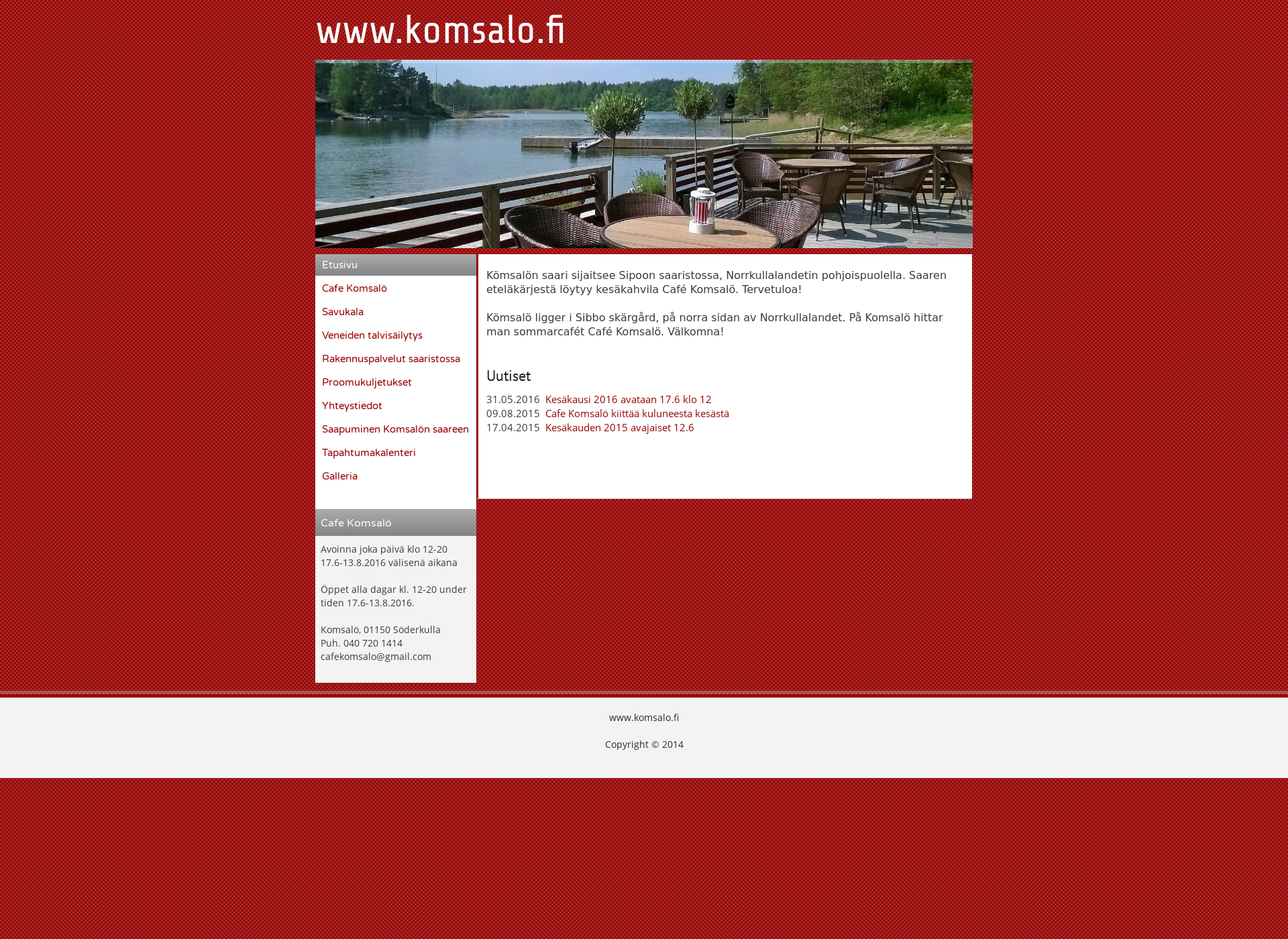 Screenshot for komsalo.fi